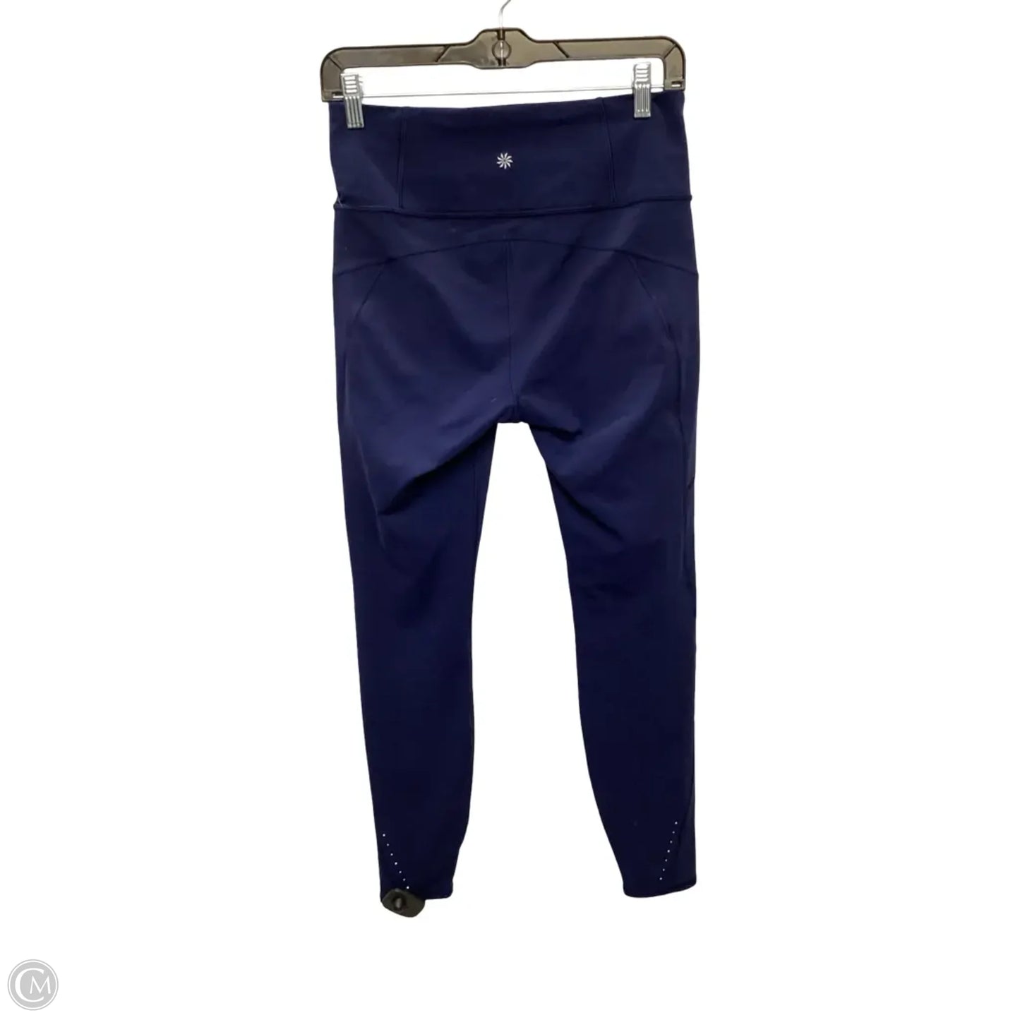 Athletic Leggings By Athleta In Navy, Size: S