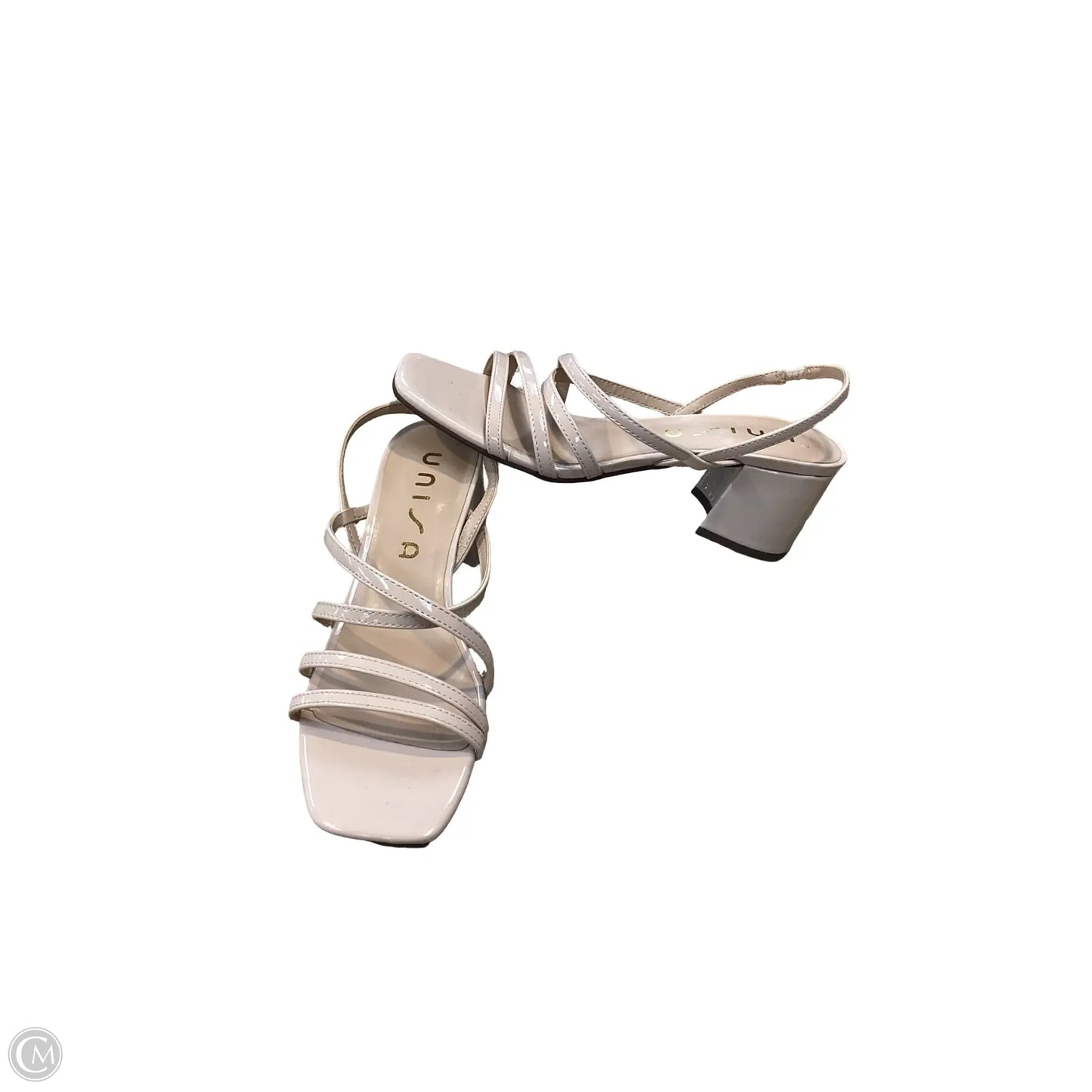 Sandals Heels Block By Unisa In Tan, Size: 6.5