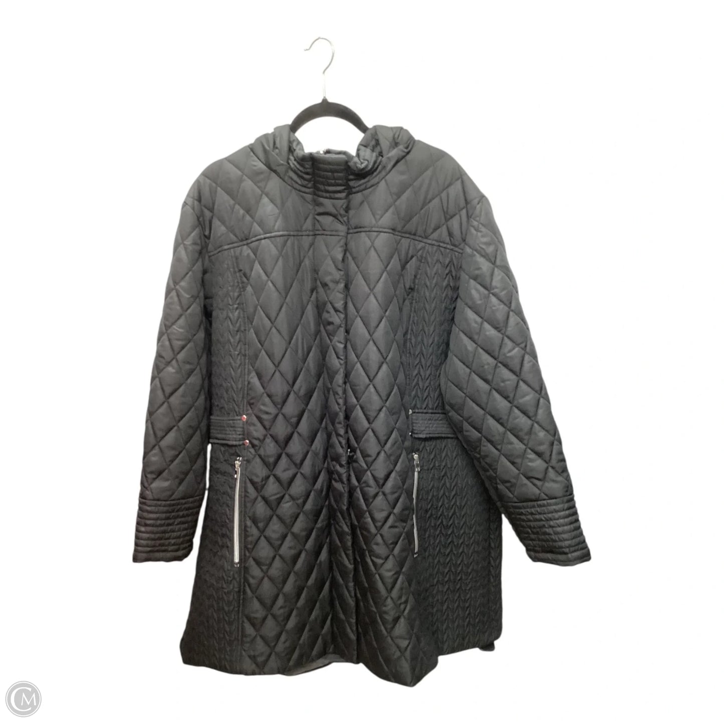 Jacket Puffer & Quilted By Clothes Mentor In Black, Size: 26