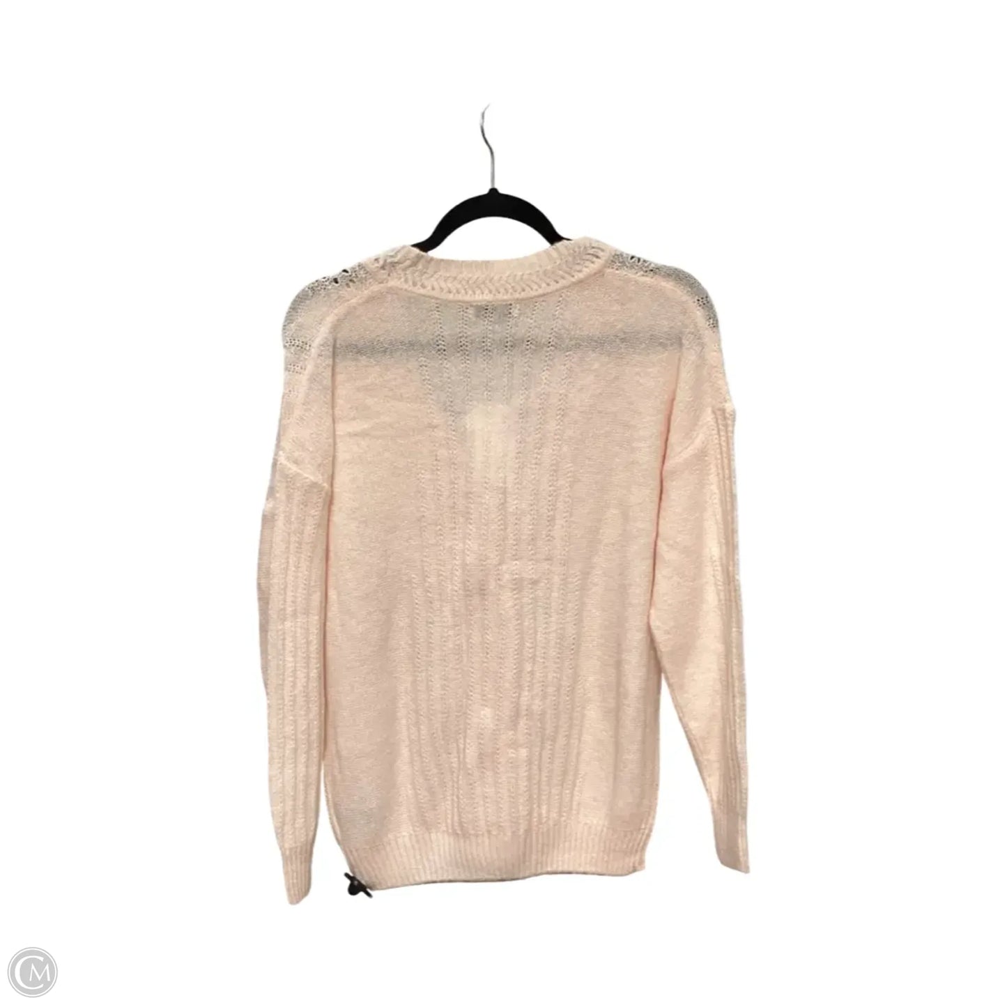 Designer Cardigan By Frnch In Pink, Size: M