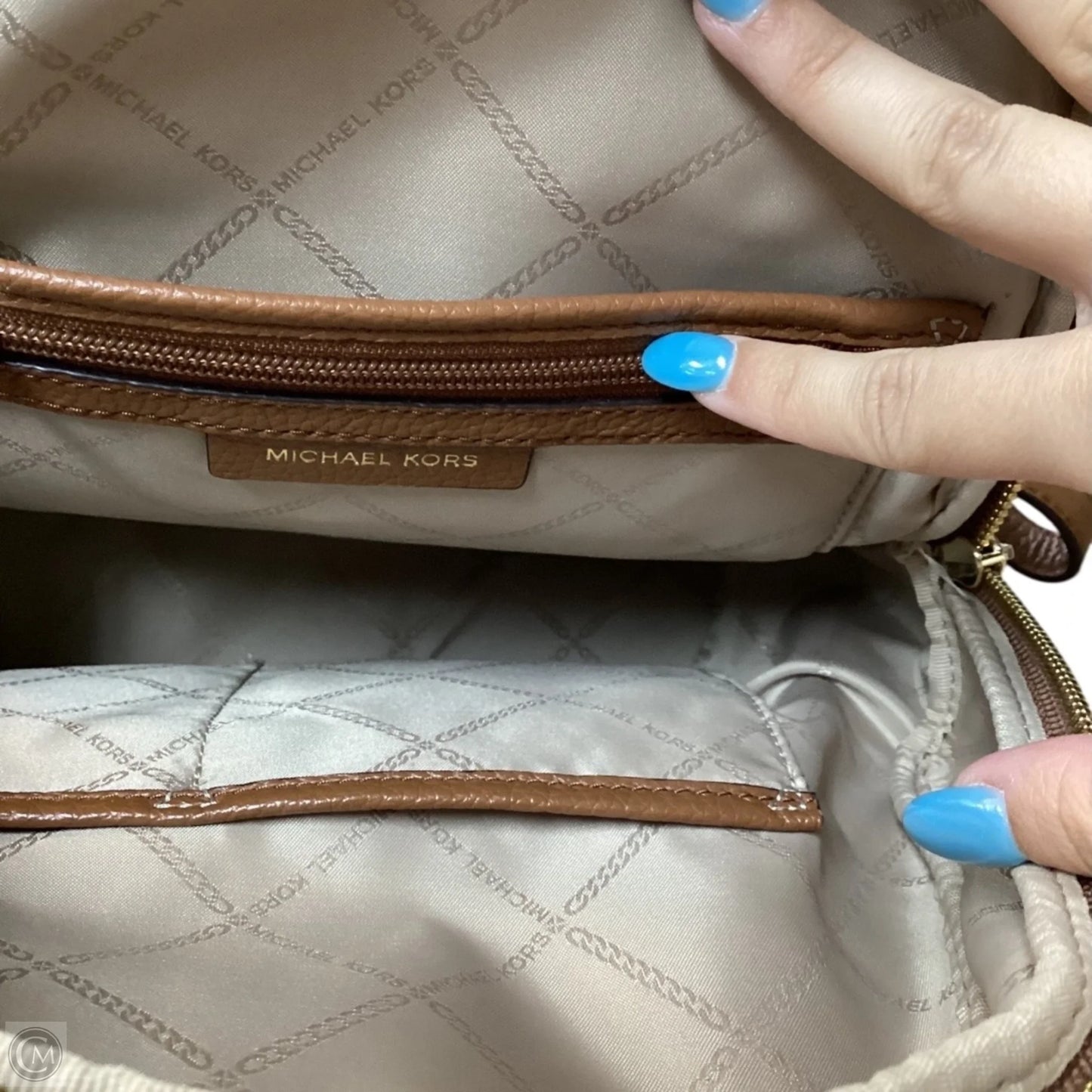 Backpack Designer By Michael Kors, Size: Medium