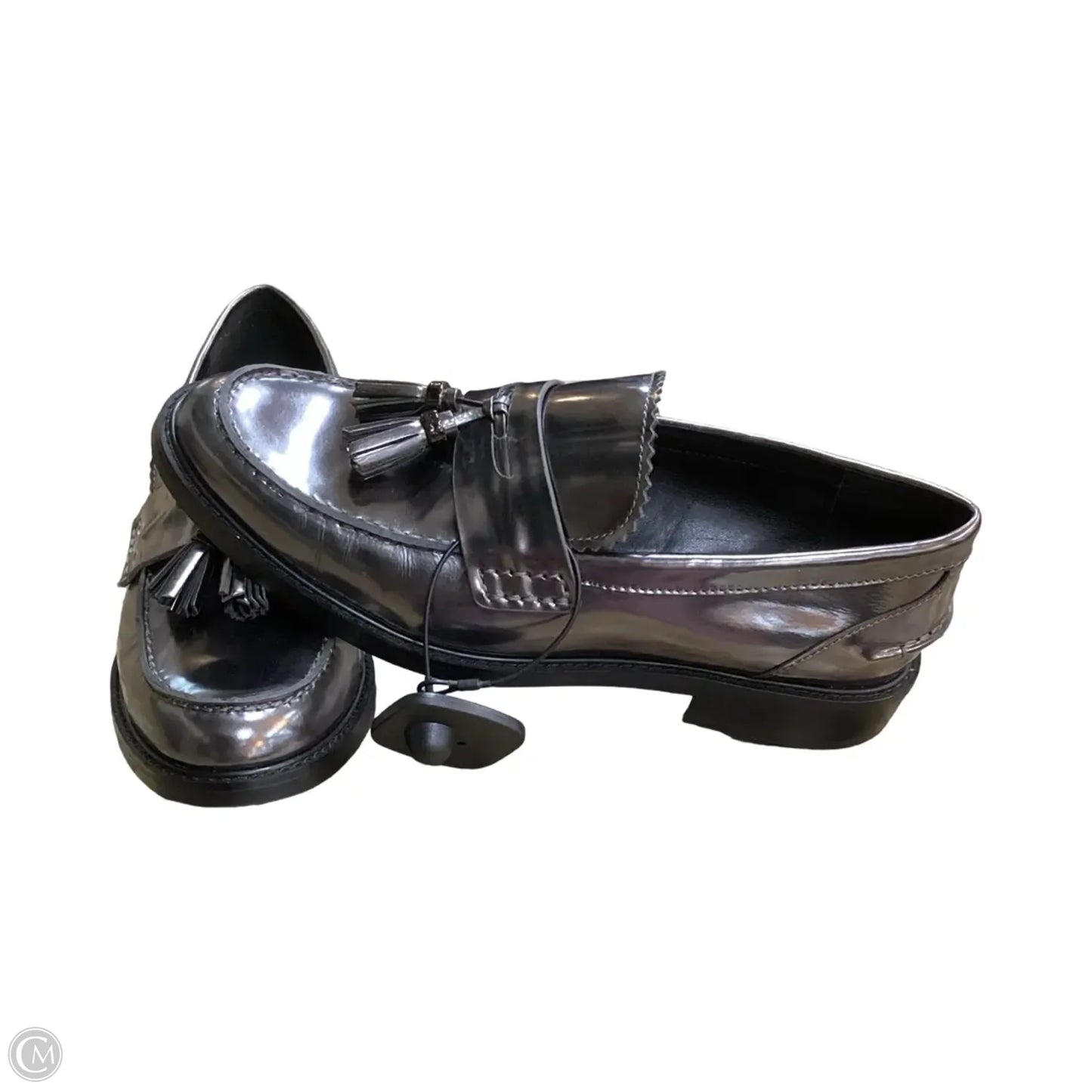 Shoes Designer By Coach In Silver, Size: 9.5