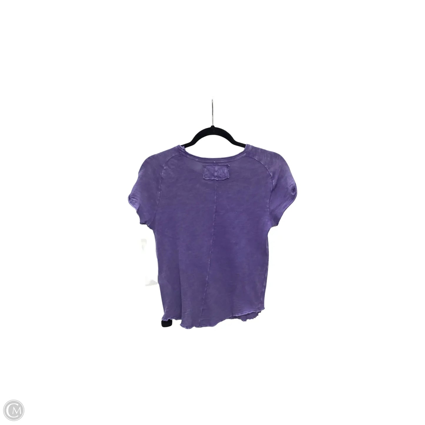 Blouse Short Sleeve By We The Free In Purple, Size: S