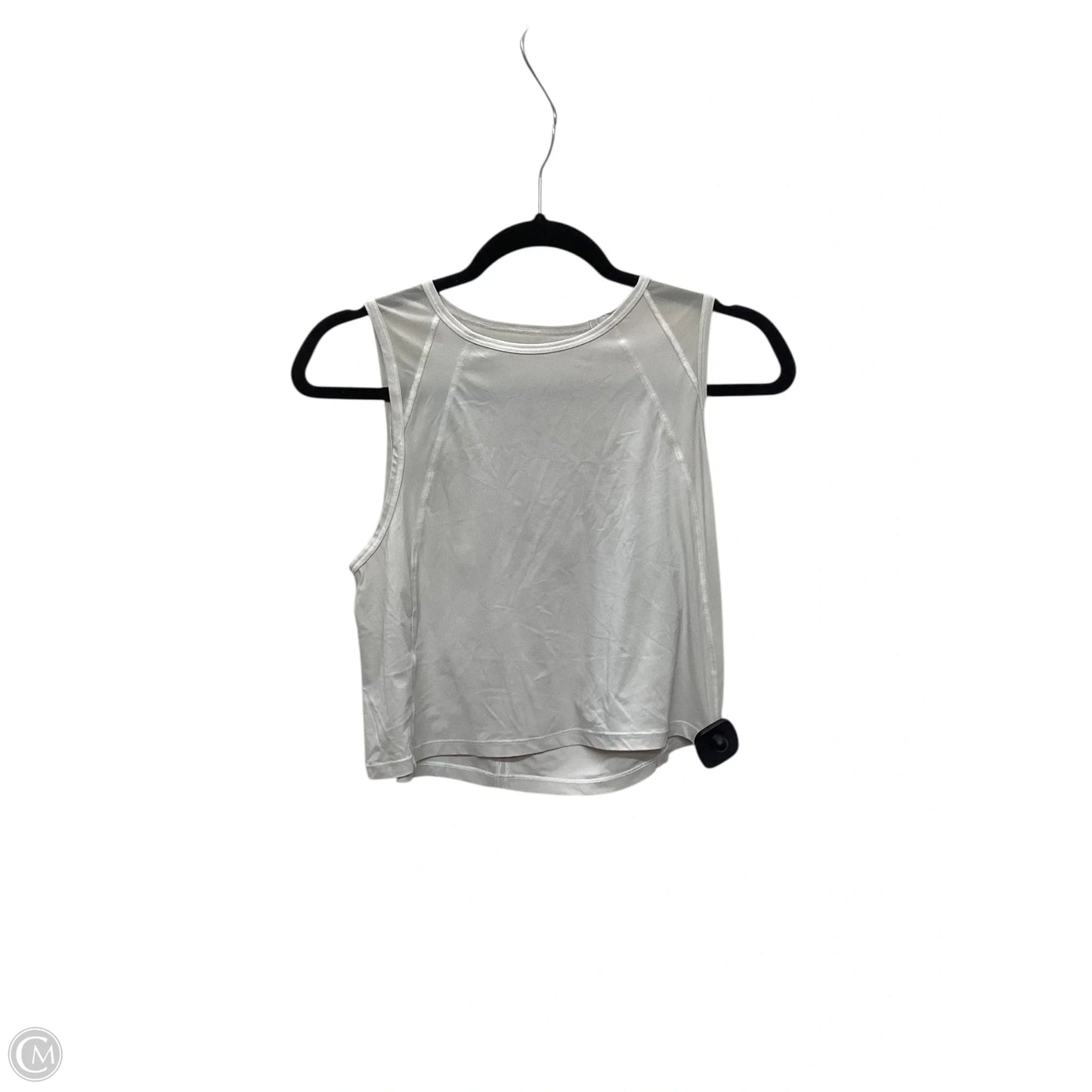 Athletic Tank Top By Lululemon In White, Size: 4