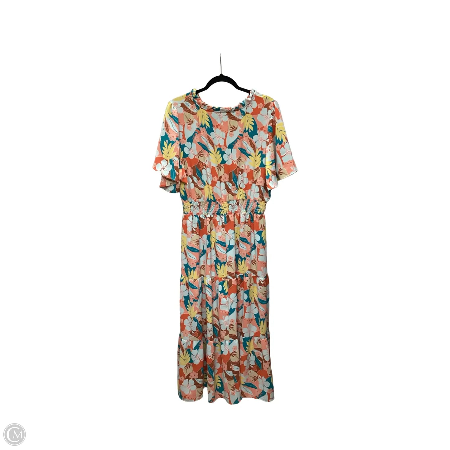 Dress Casual Maxi By Haptics In Floral Print, Size: 1x