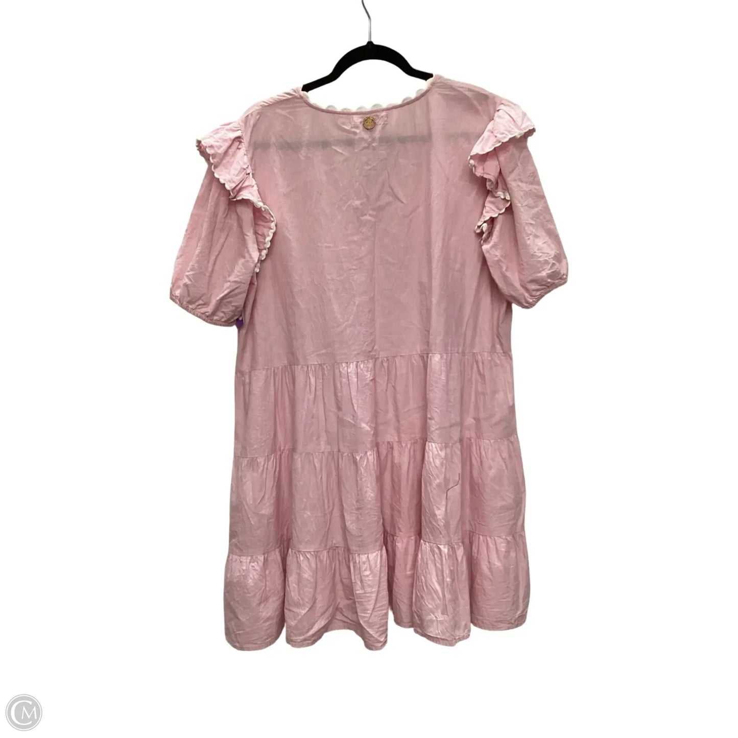 Dress Casual Short By Simply Southern In Pink, Size: L