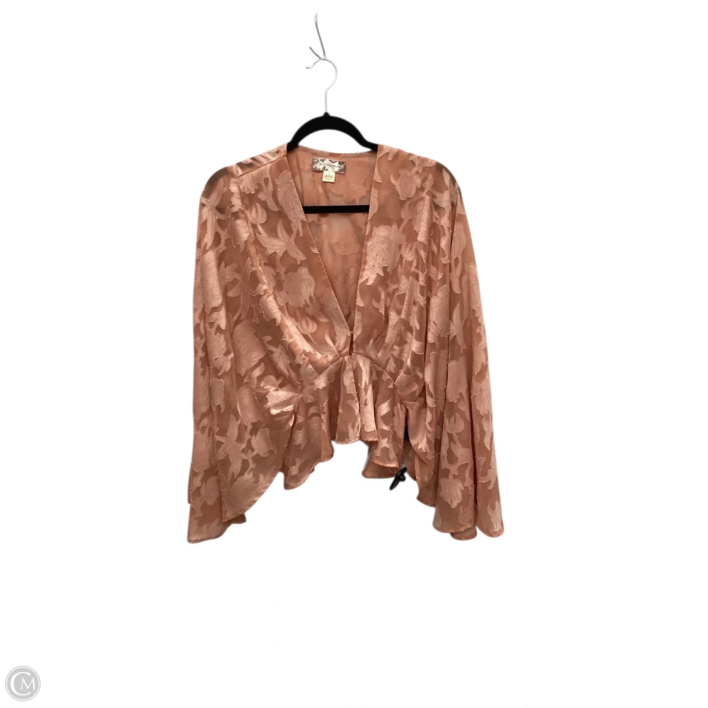 Top Long Sleeve By Clothes Mentor In Pink, Size: M