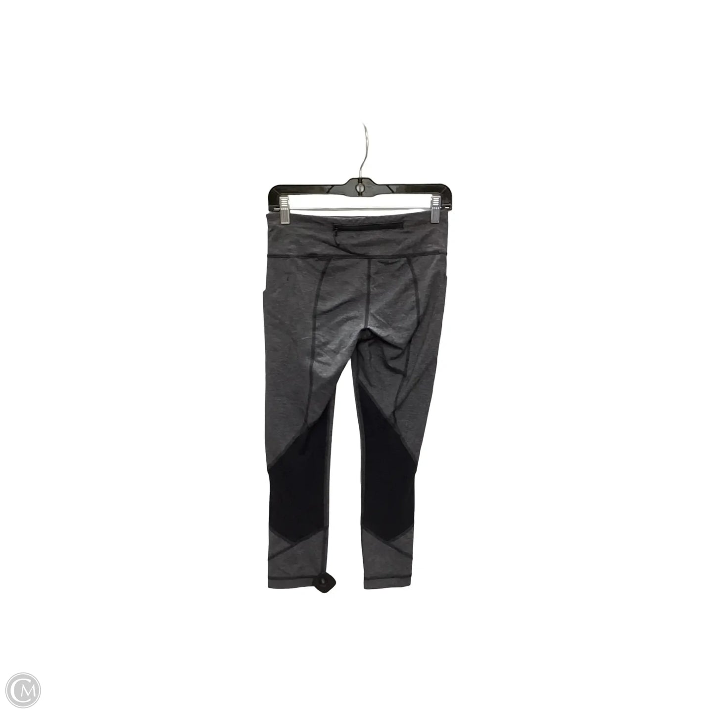Athletic Capris By Lululemon In Grey, Size: 6