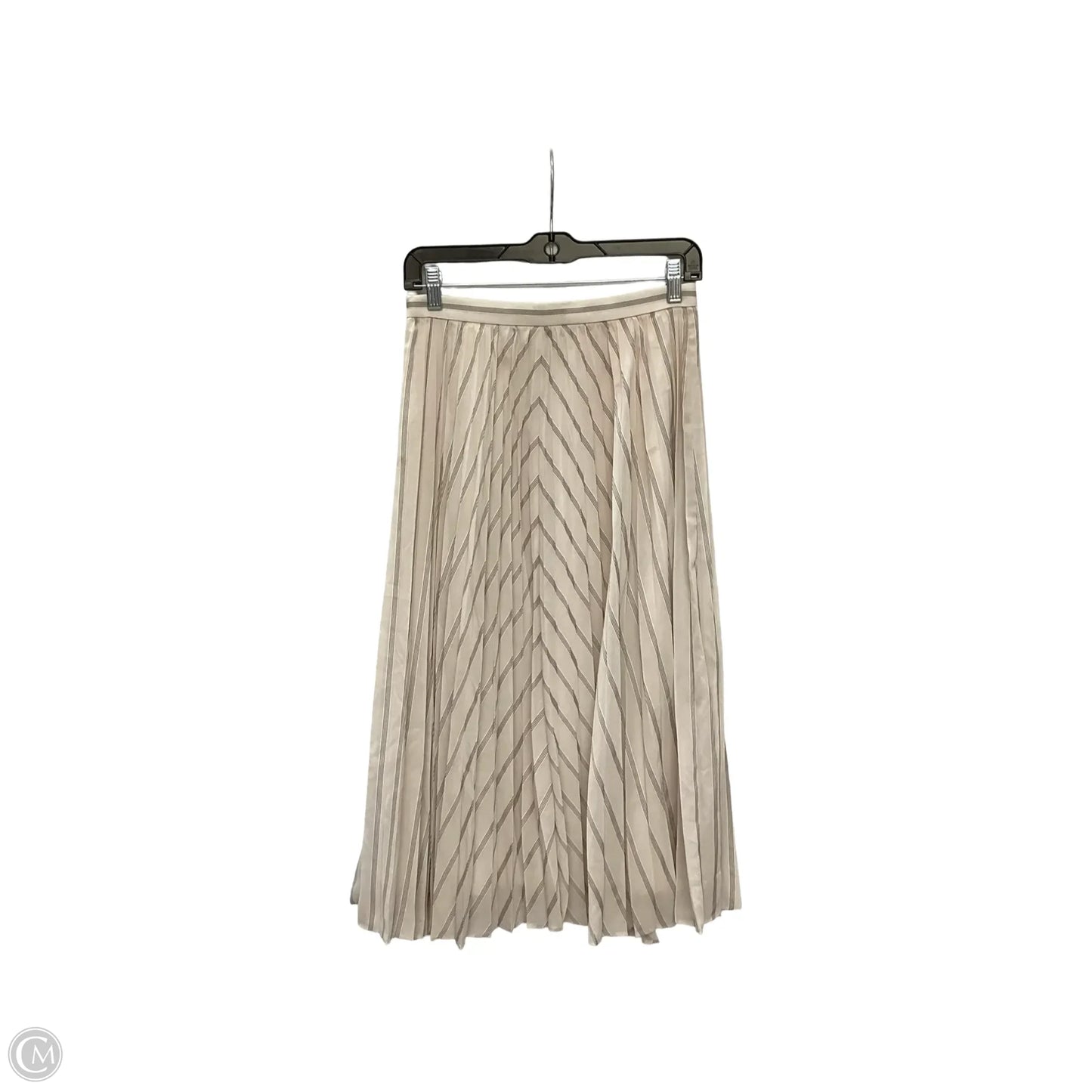Skirt Midi By Banana Republic In Striped Pattern, Size: 2p