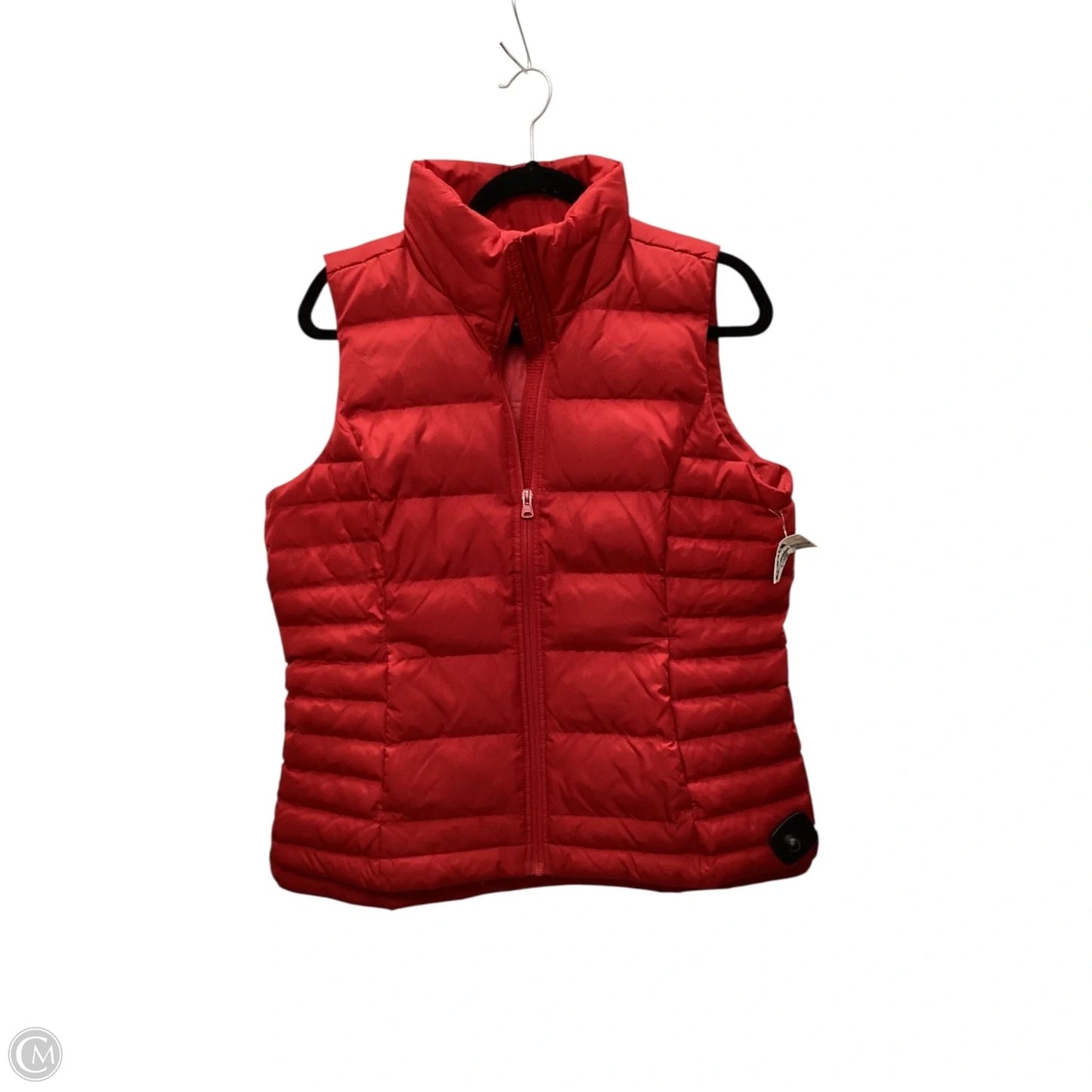 Vest Puffer & Quilted By Lands End In Red, Size: M