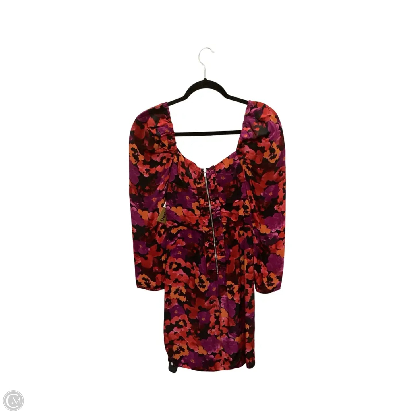 Designer Dress Party Short By Saylor In Floral Print, Size: Xs