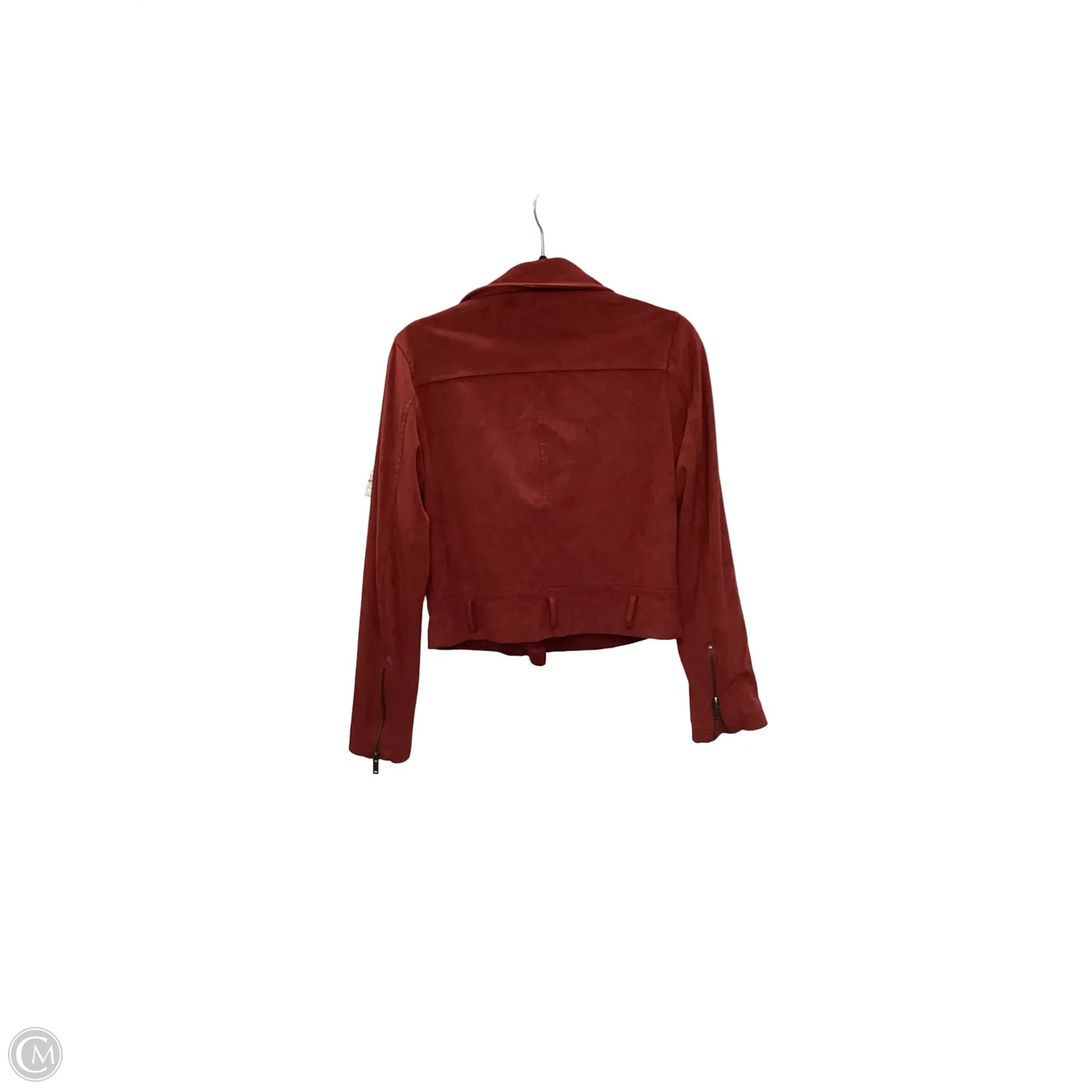 Designer Jacket Moto By Lovers & Friends In Red, Size: S