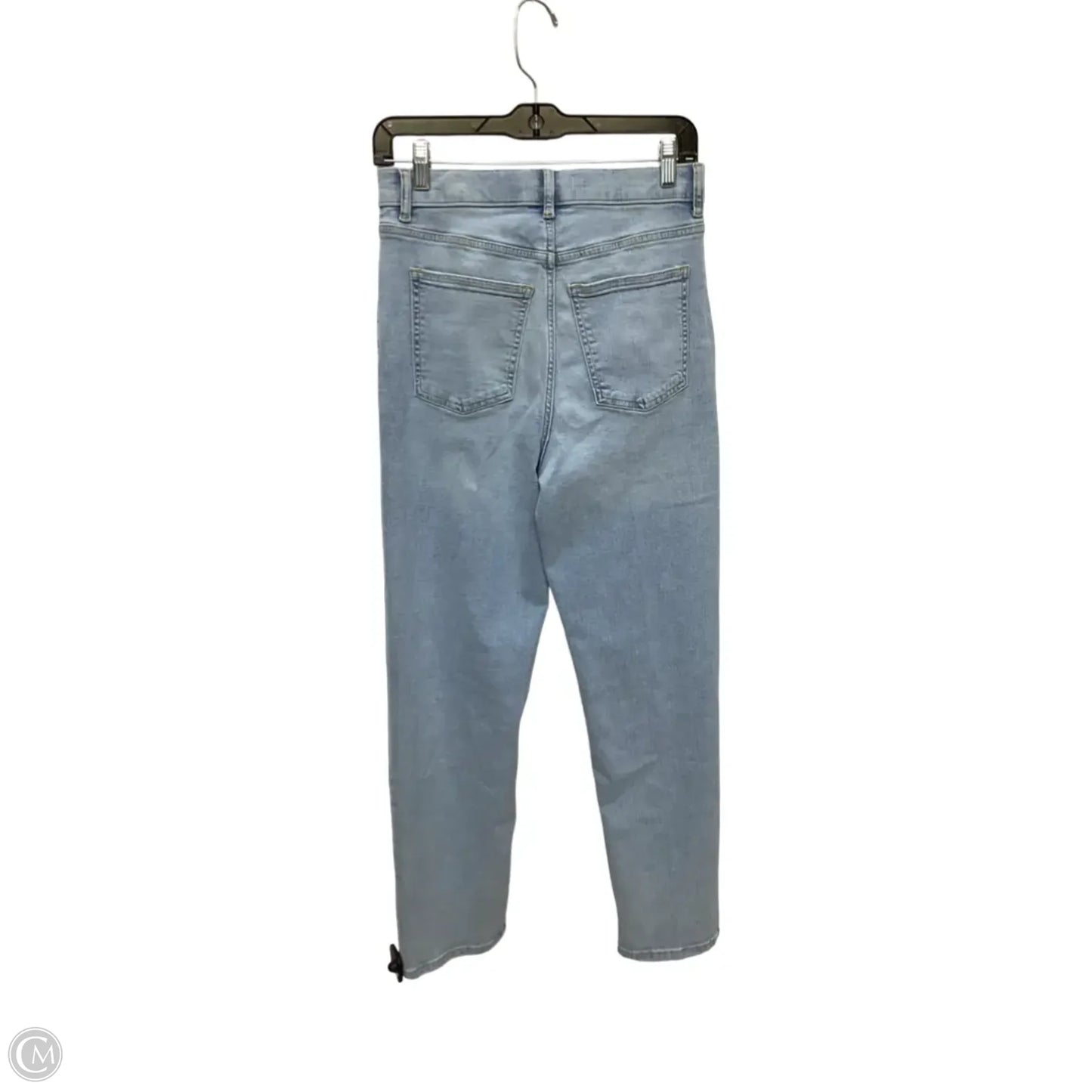 Jeans Straight By Spanx In Blue Denim, Size: 10