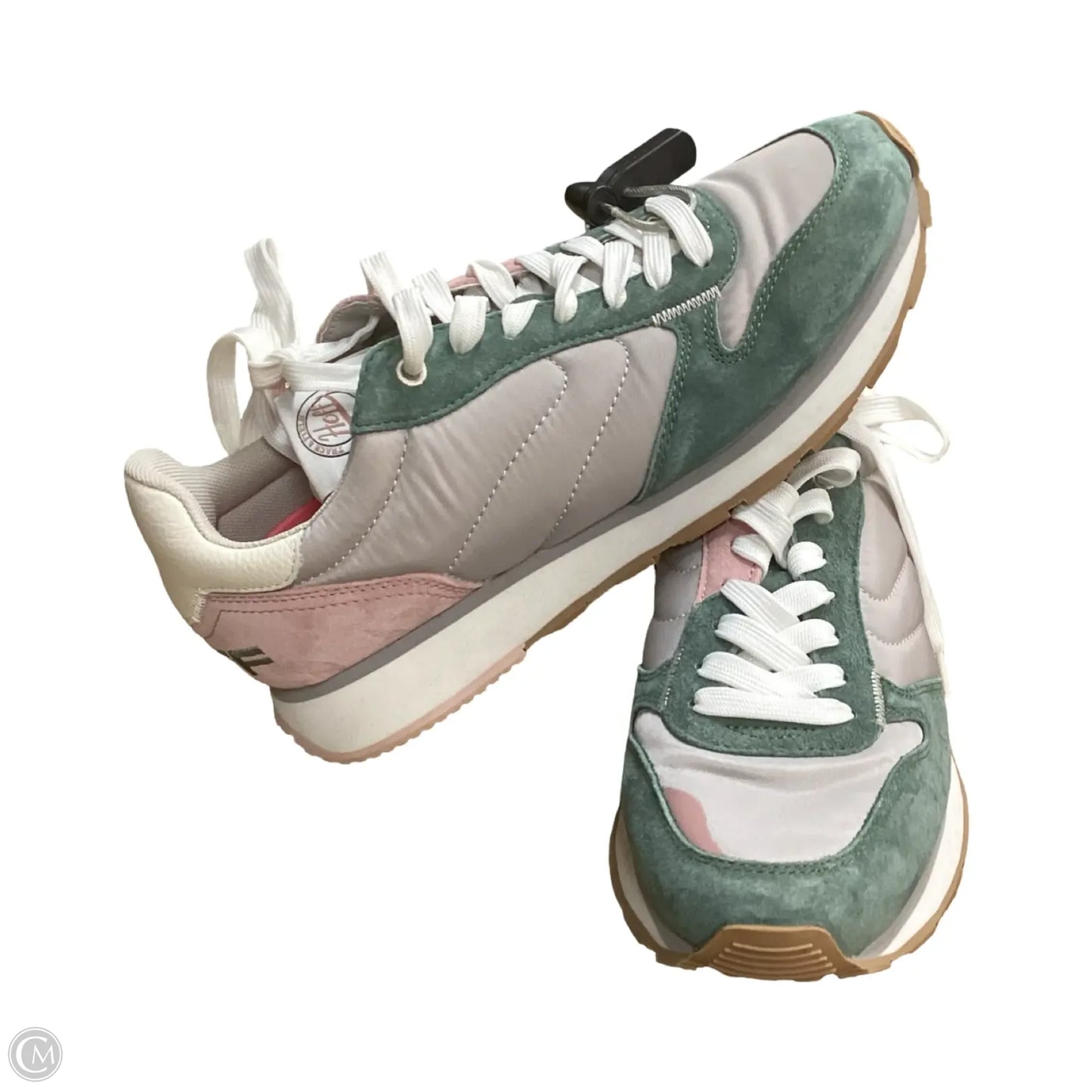 Shoes Athletic By Hoff In Grey & Pink, Size: 8