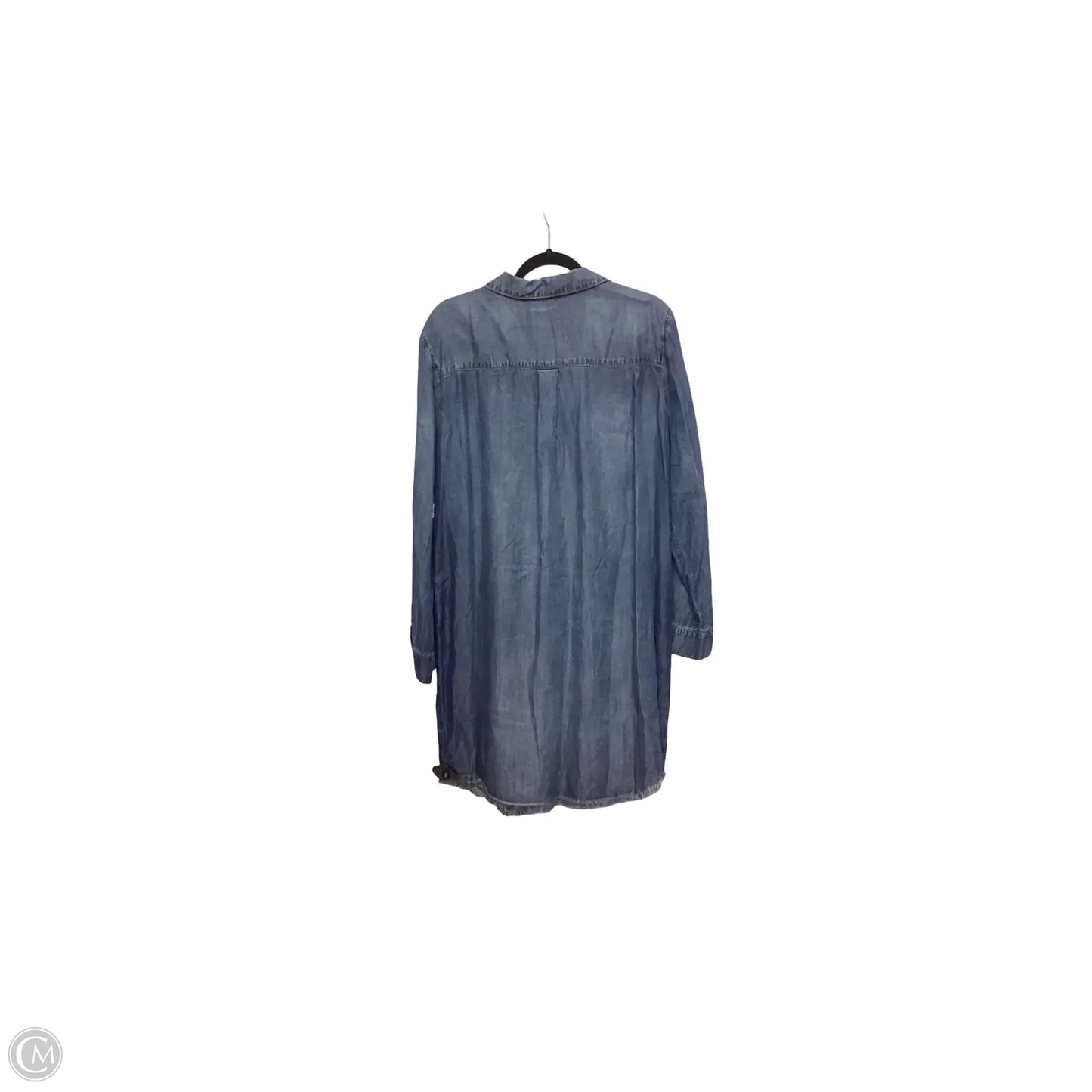 Dress Casual Short By Chicos In Blue Denim, Size: Xl