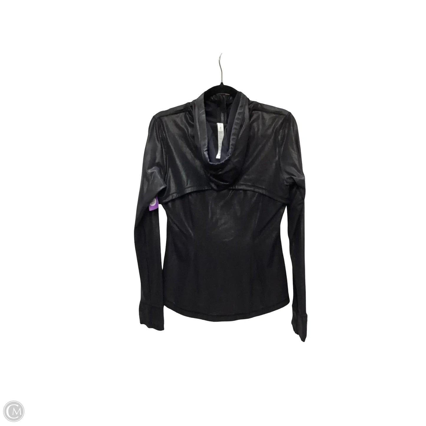 Athletic Jacket By Lululemon In Black, Size: 10