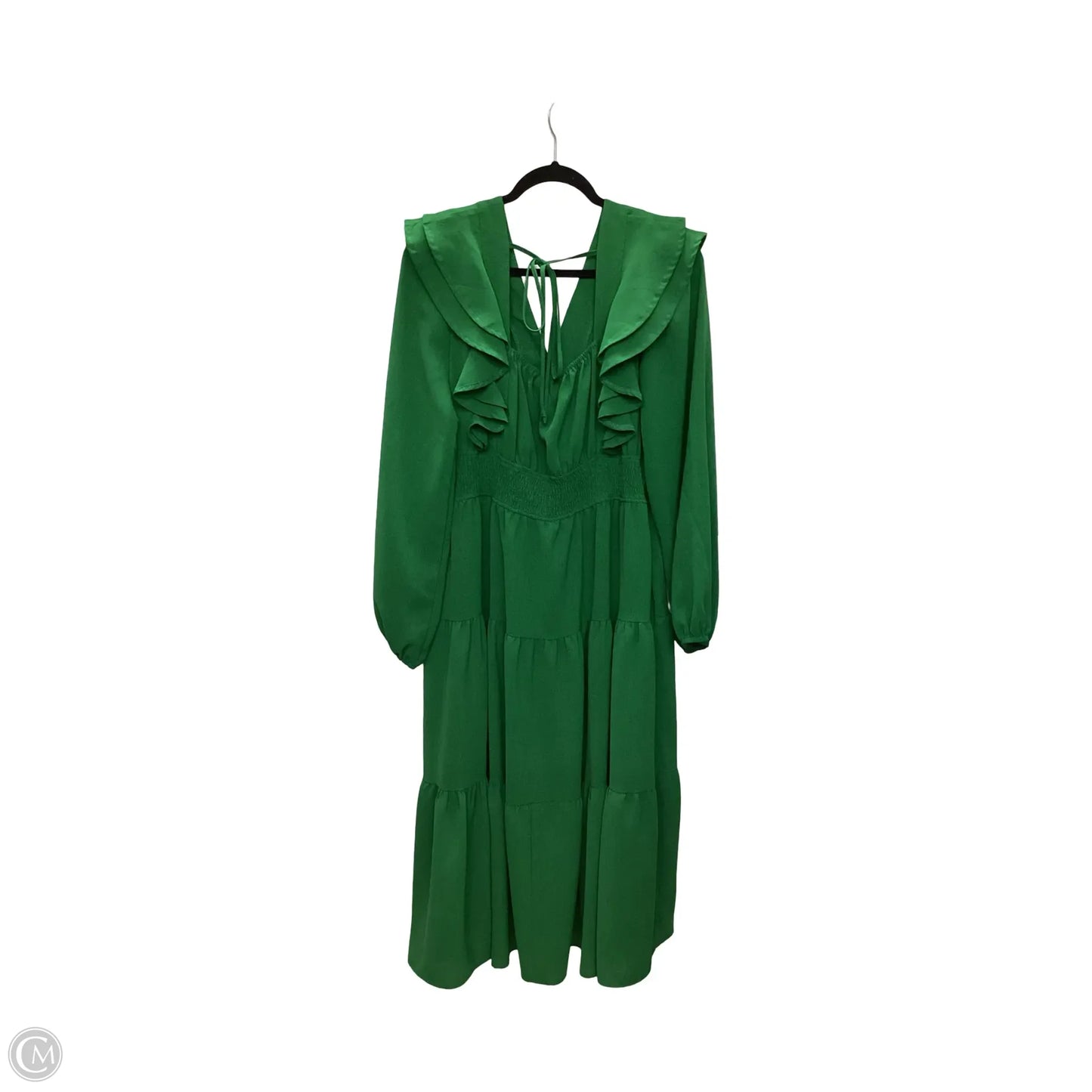 Dress Casual Maxi By Davi & Dani In Green, Size: L