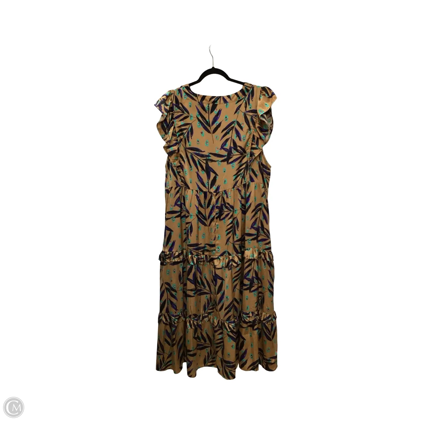 Dress Casual Maxi By Entro In Brown, Size: 2x