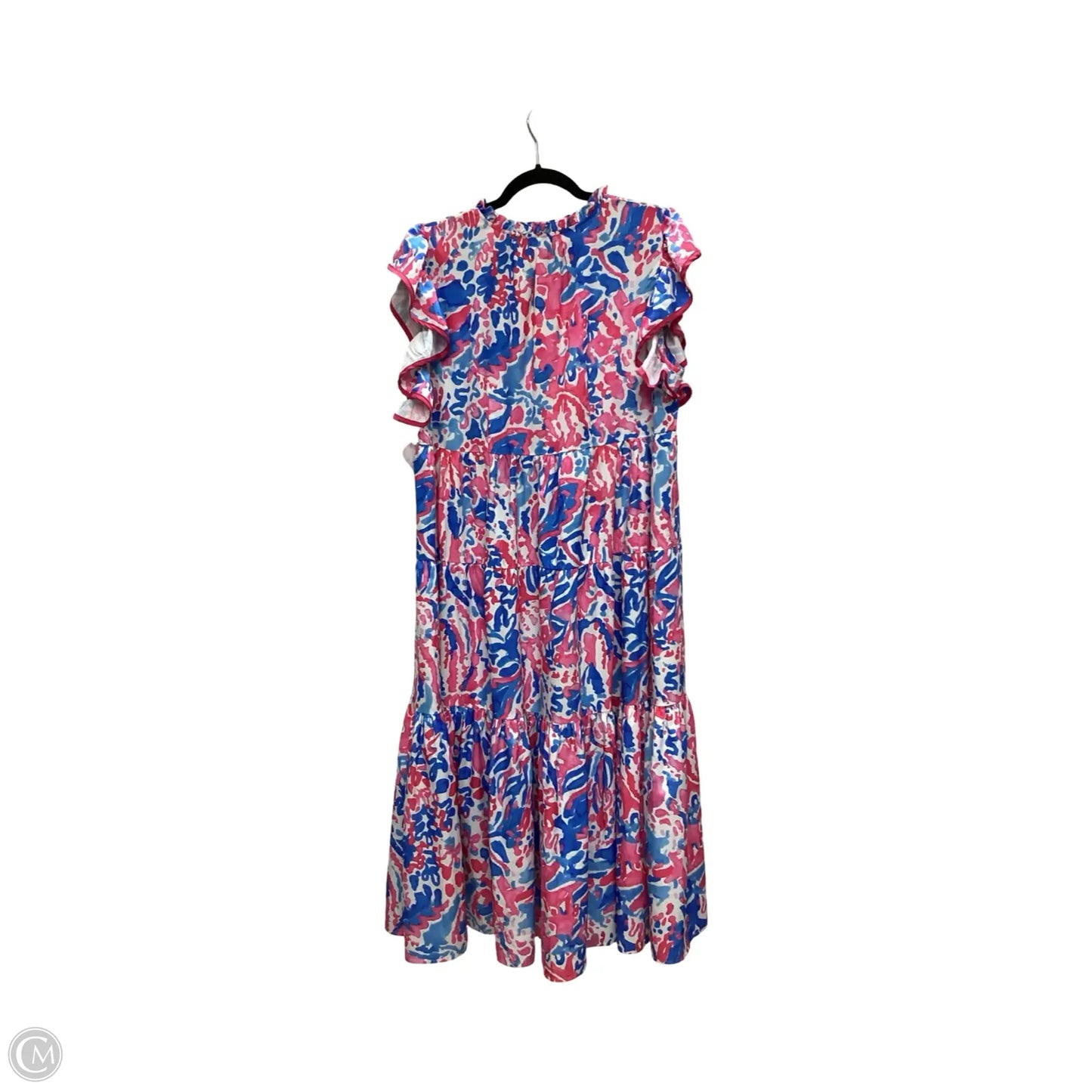 Dress Casual Maxi By Chicsoul In Blue & Pink, Size: 1x