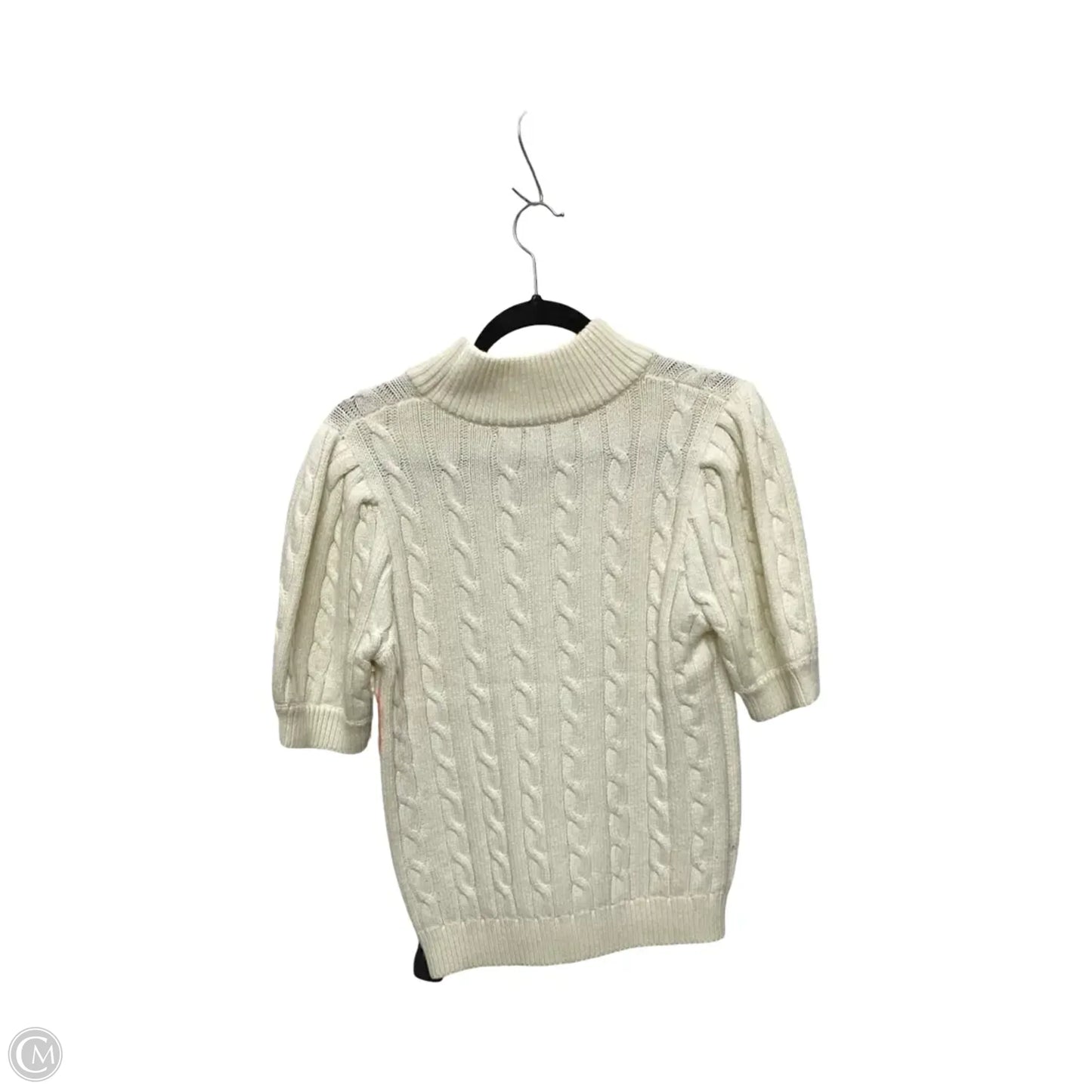 Vest Sweater By English Factory In Cream, Size: S