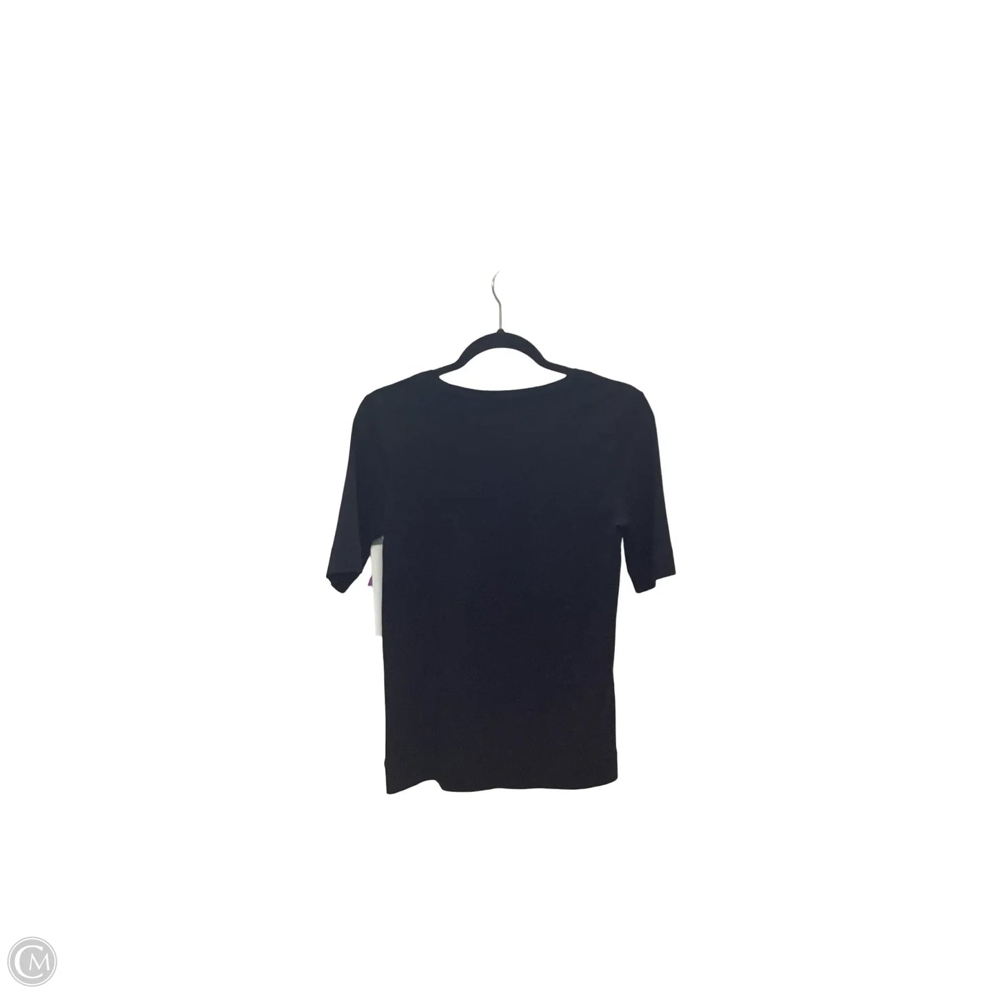 Top Short Sleeve By Chicos In Black, Size: S