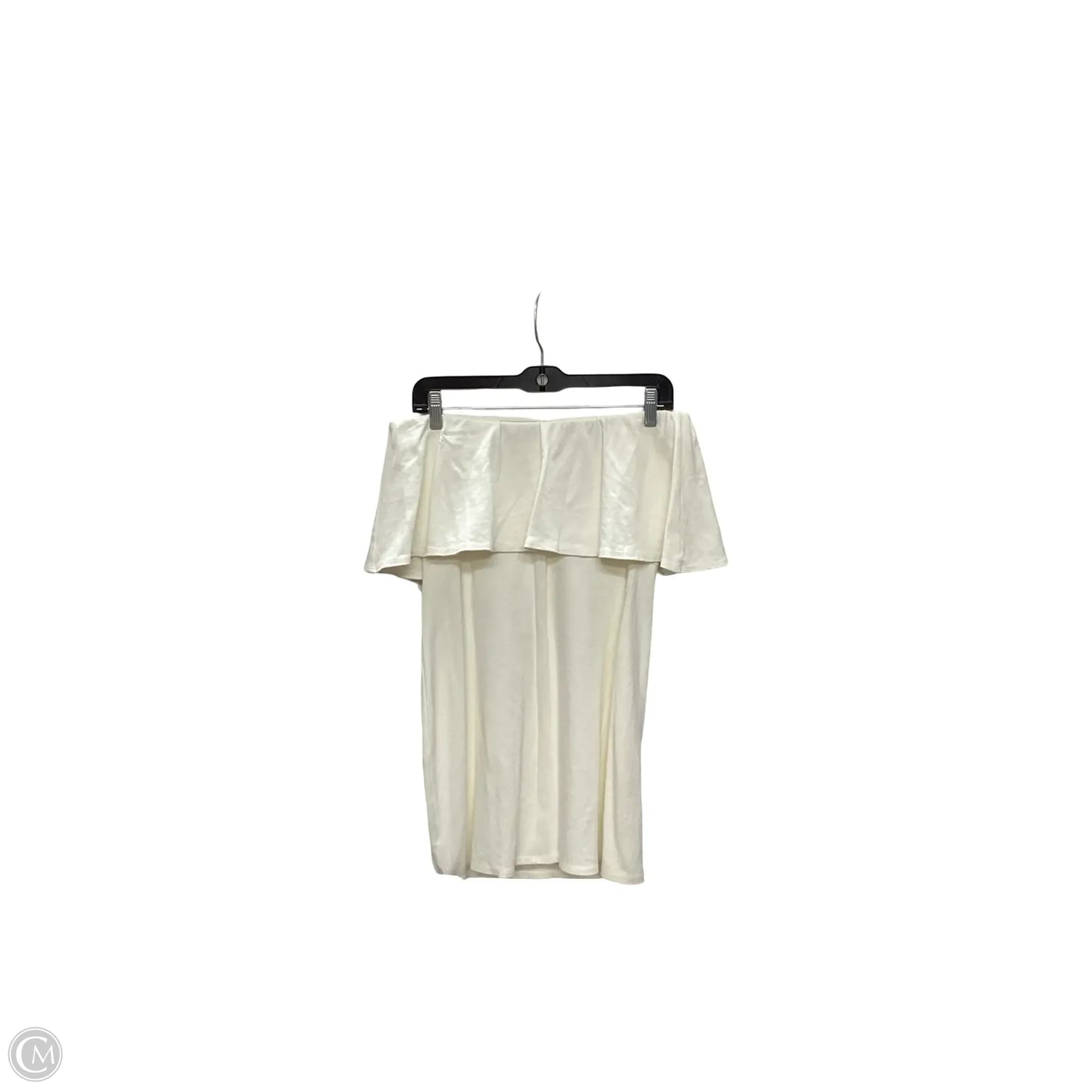 Dress Casual Short By Blue Blush In Cream, Size: L