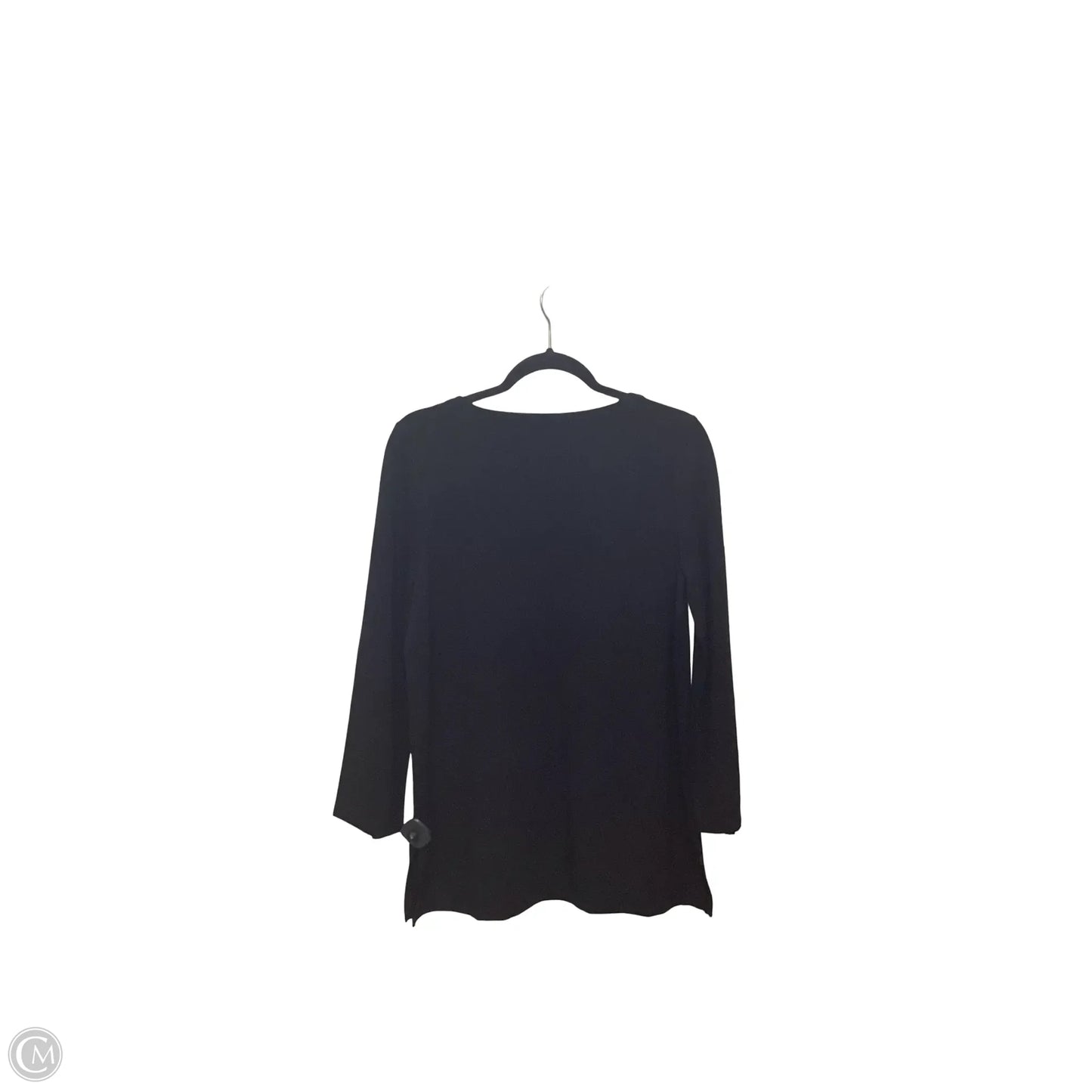 Blouse Long Sleeve By Chicos In Black, Size: M