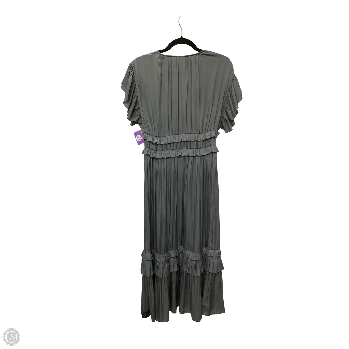 Dress Casual Maxi By Grade & Gather In Grey, Size: S