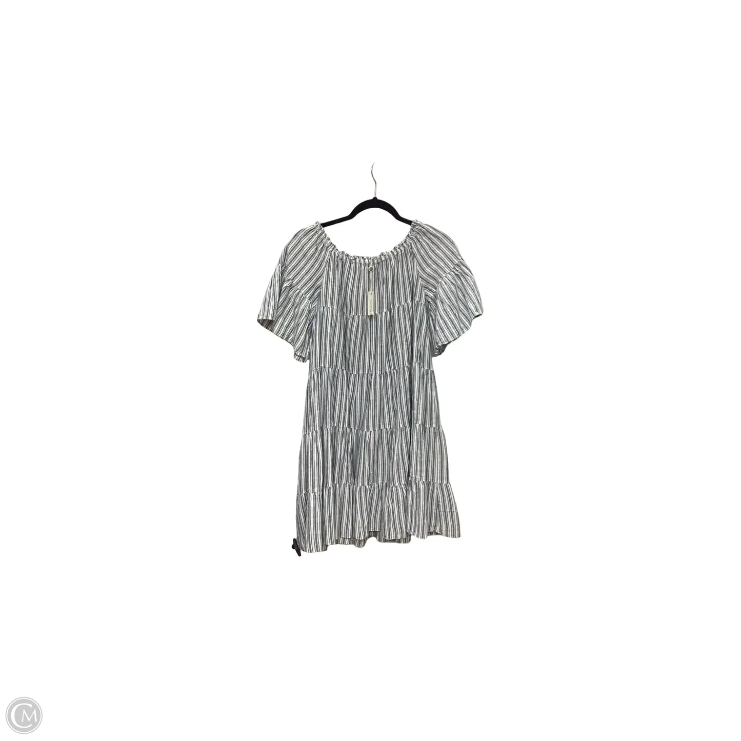 Dress Casual Short By Max Studio In Striped Pattern, Size: M