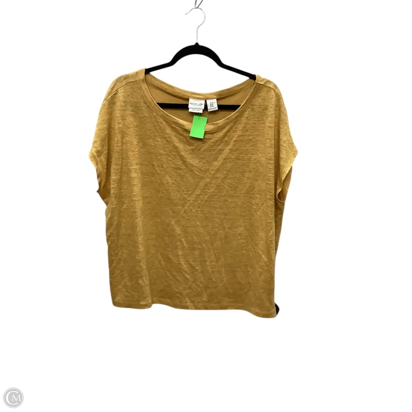 Top Sleeveless By Rachel Zoe In Yellow, Size: Xl