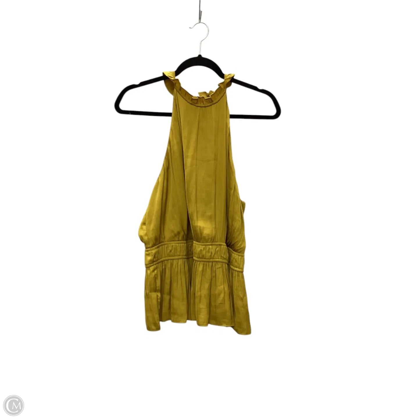 Top Sleeveless By Nine West In Yellow, Size: Xxl