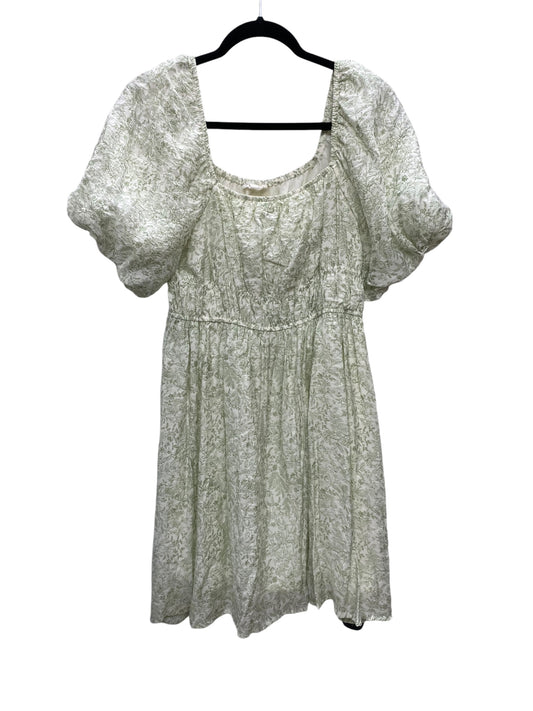 Dress Casual Midi By Clothes Mentor In Green, Size: L