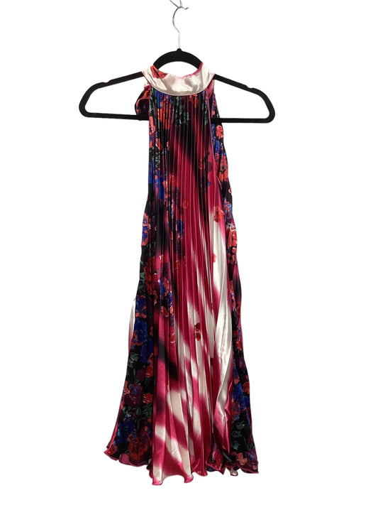 Multi-colored Dress Casual Short Clothes Mentor, Size M