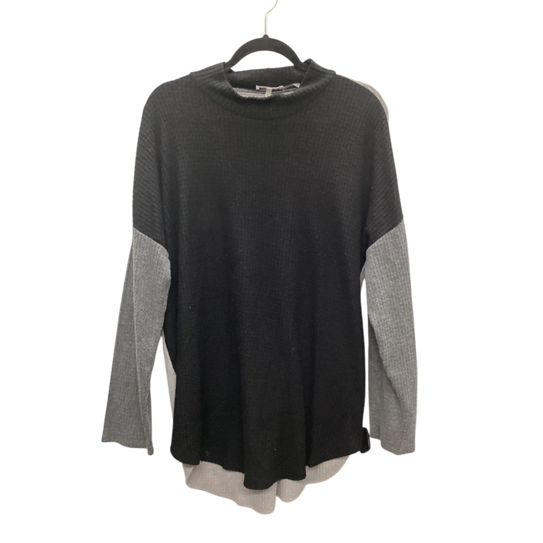 Top Long Sleeve By Calvin Klein In Black, Size: Xl