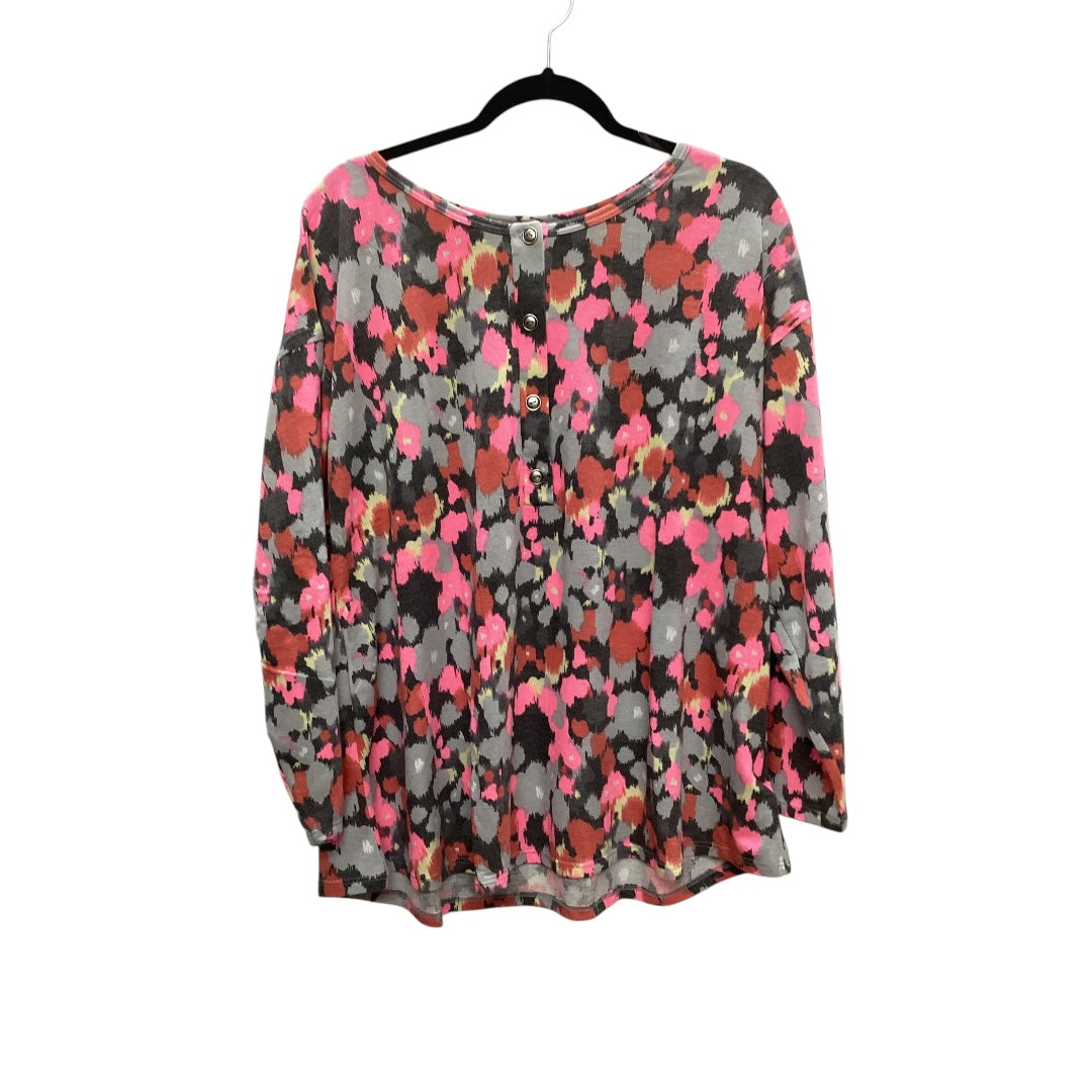 Top Long Sleeve By Clothes Mentor In Multi-colored, Size: Xl