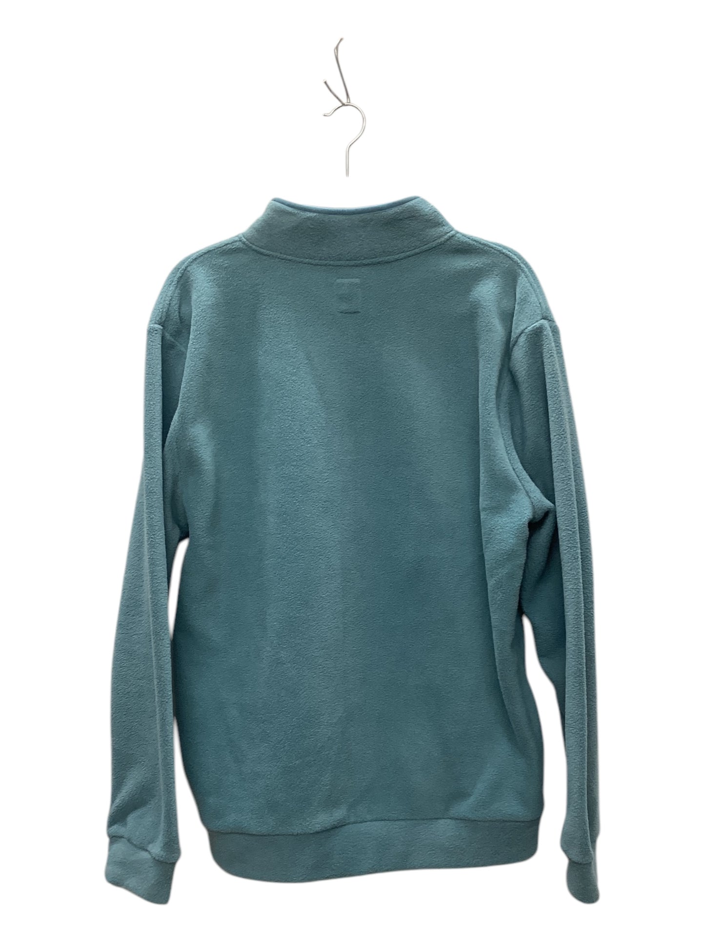 Jacket Fleece By Gap In Blue, Size: L