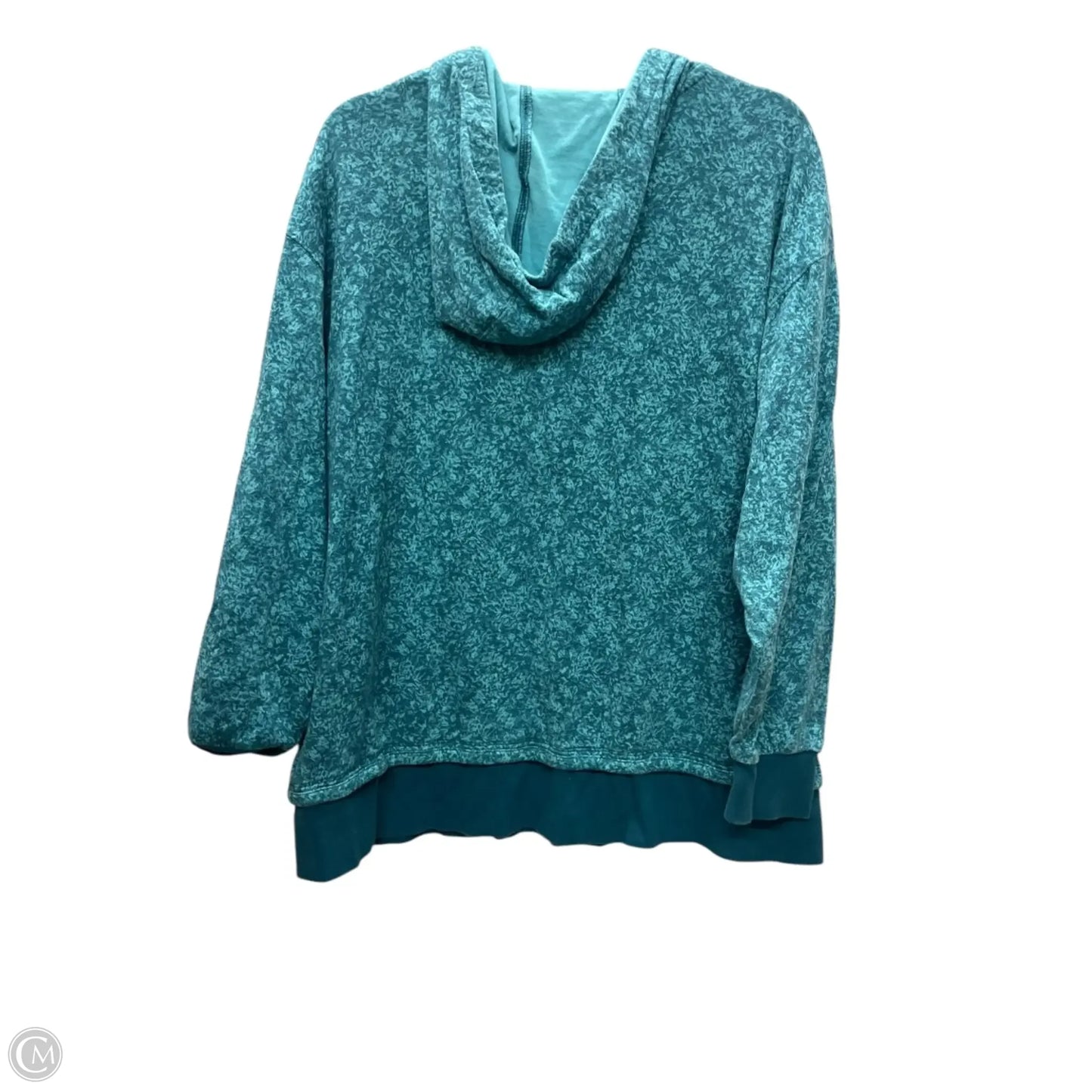 Sweatshirt Hoodie By Athleta In Blue, Size: L