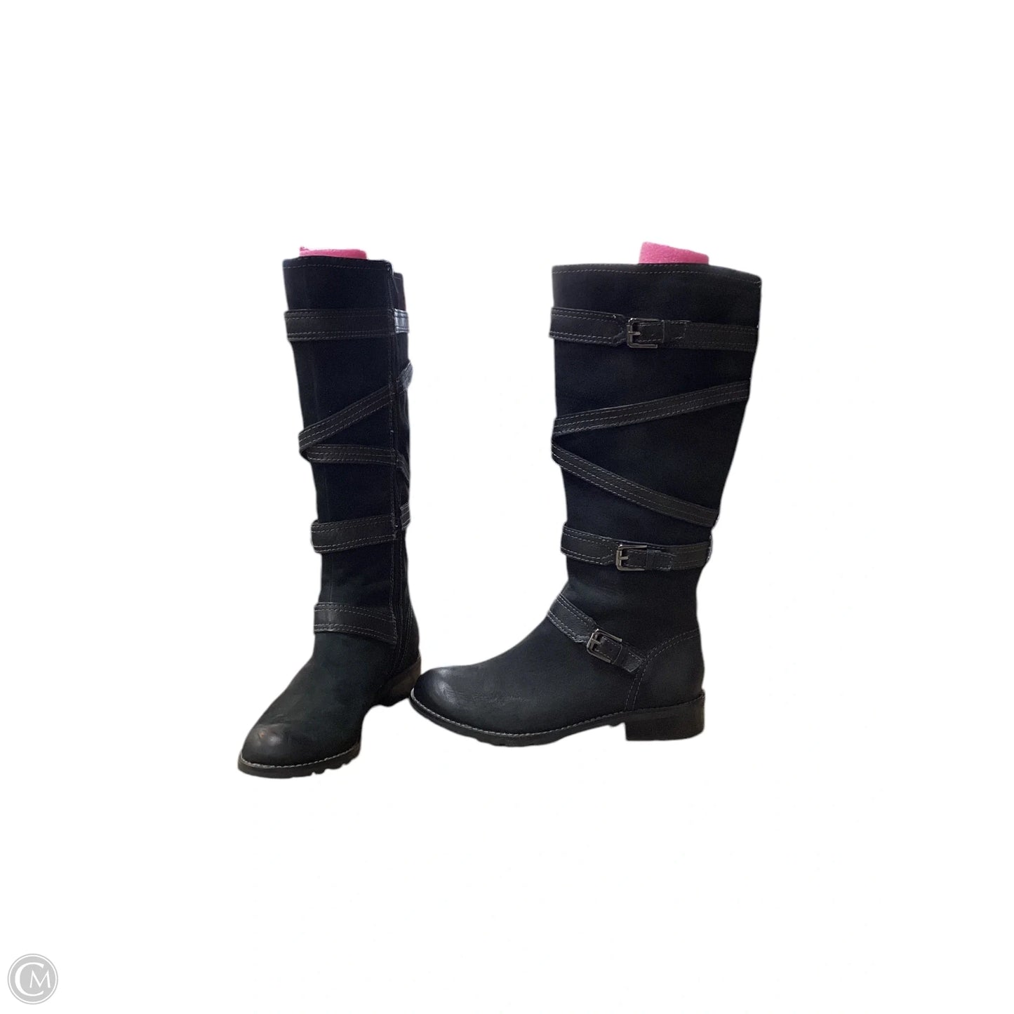 Boots Knee Flats By Sofft In Black, Size: 8