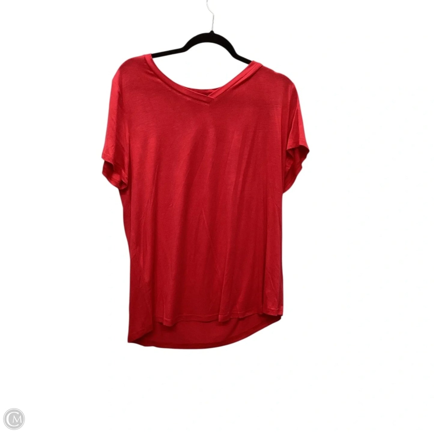 Top Short Sleeve By Clothes Mentor In Red, Size: 2x