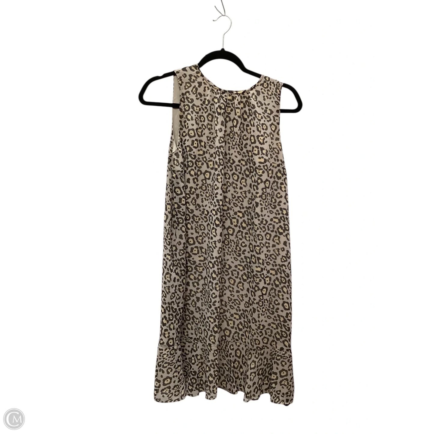 Dress Casual Midi By Loft In Animal Print, Size: M