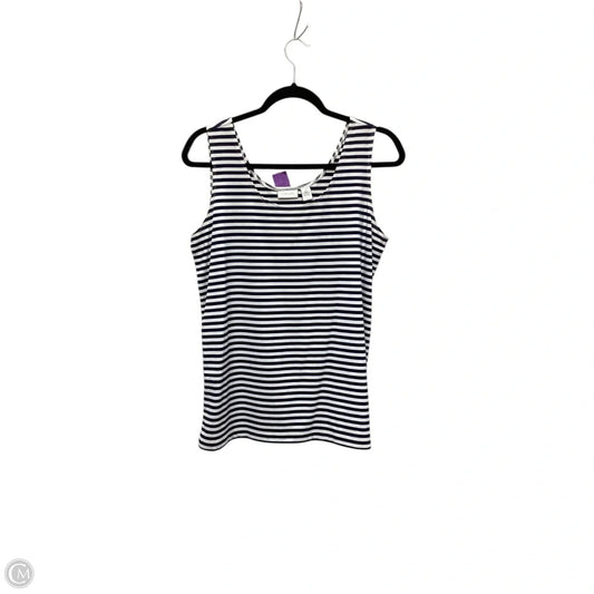 Tank Top By Chicos In Striped Pattern, Size: L