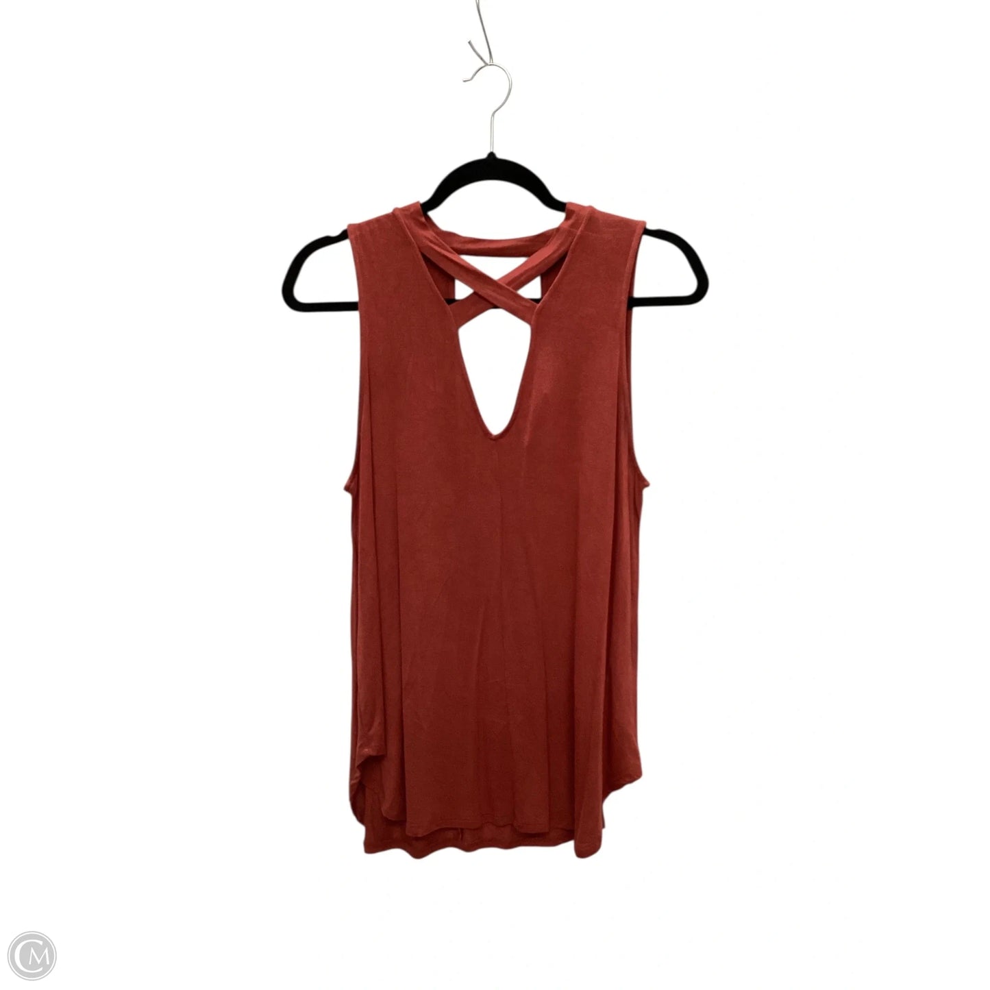 Top Sleeveless By Soprano In Red, Size: M