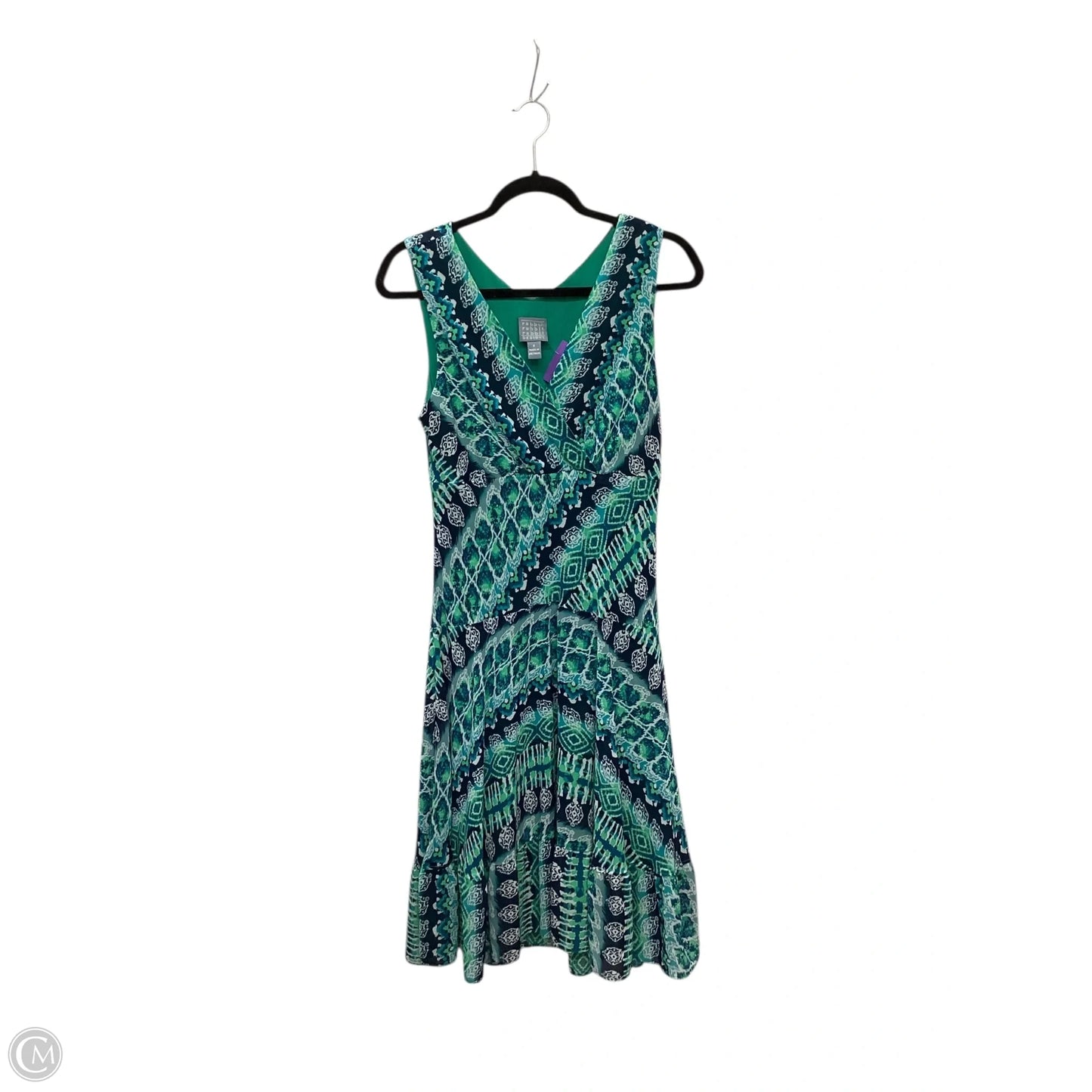 Dress Casual Midi By Rabbit In Green, Size: 8