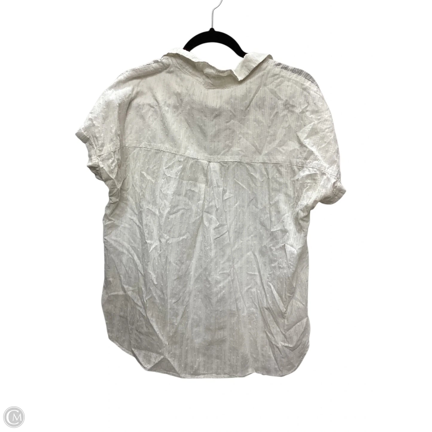 Top Short Sleeve By Jane And Delancey In White, Size: M