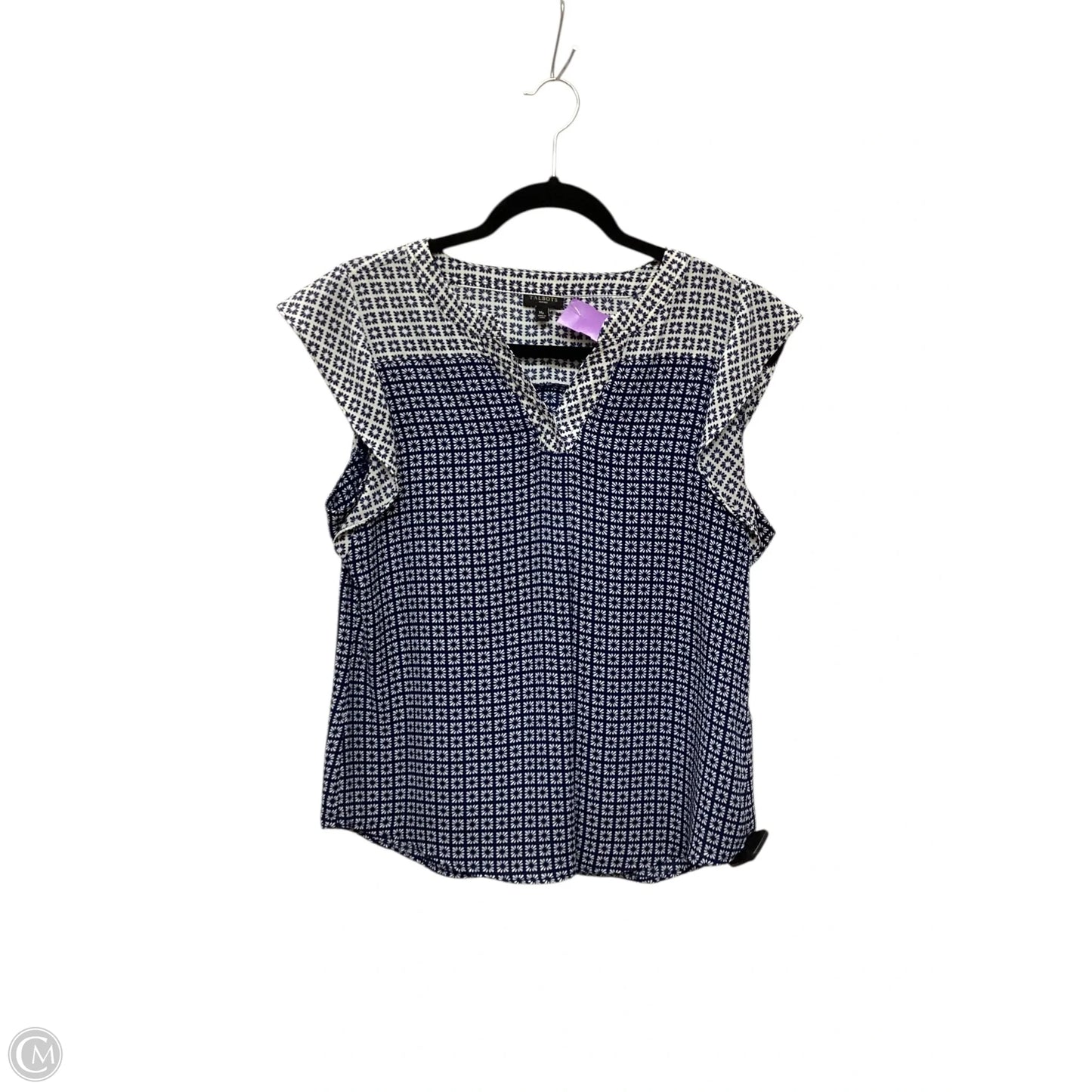 Top Sleeveless By Talbots In Blue, Size: Mp