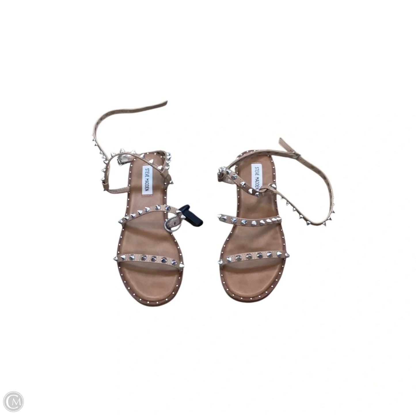 Sandals Flats By Steve Madden In Tan, Size: 7.5