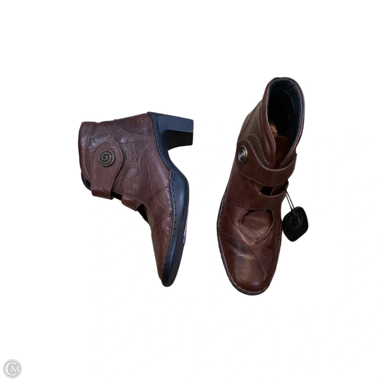 Boots Ankle Heels By Josef Seibel In Brown, Size: 6.5