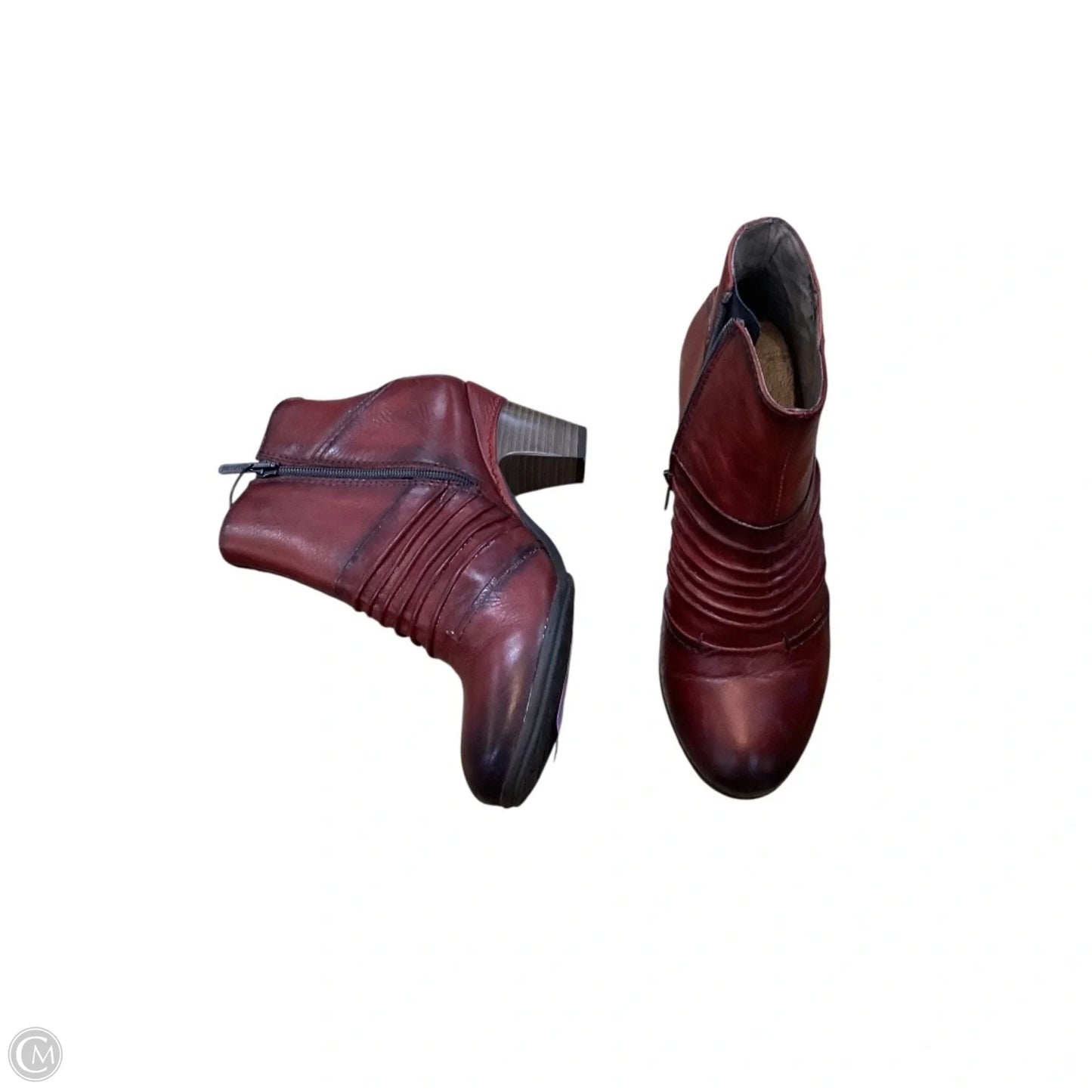 Boots Leather By Pikolinos In Red, Size: 6.5