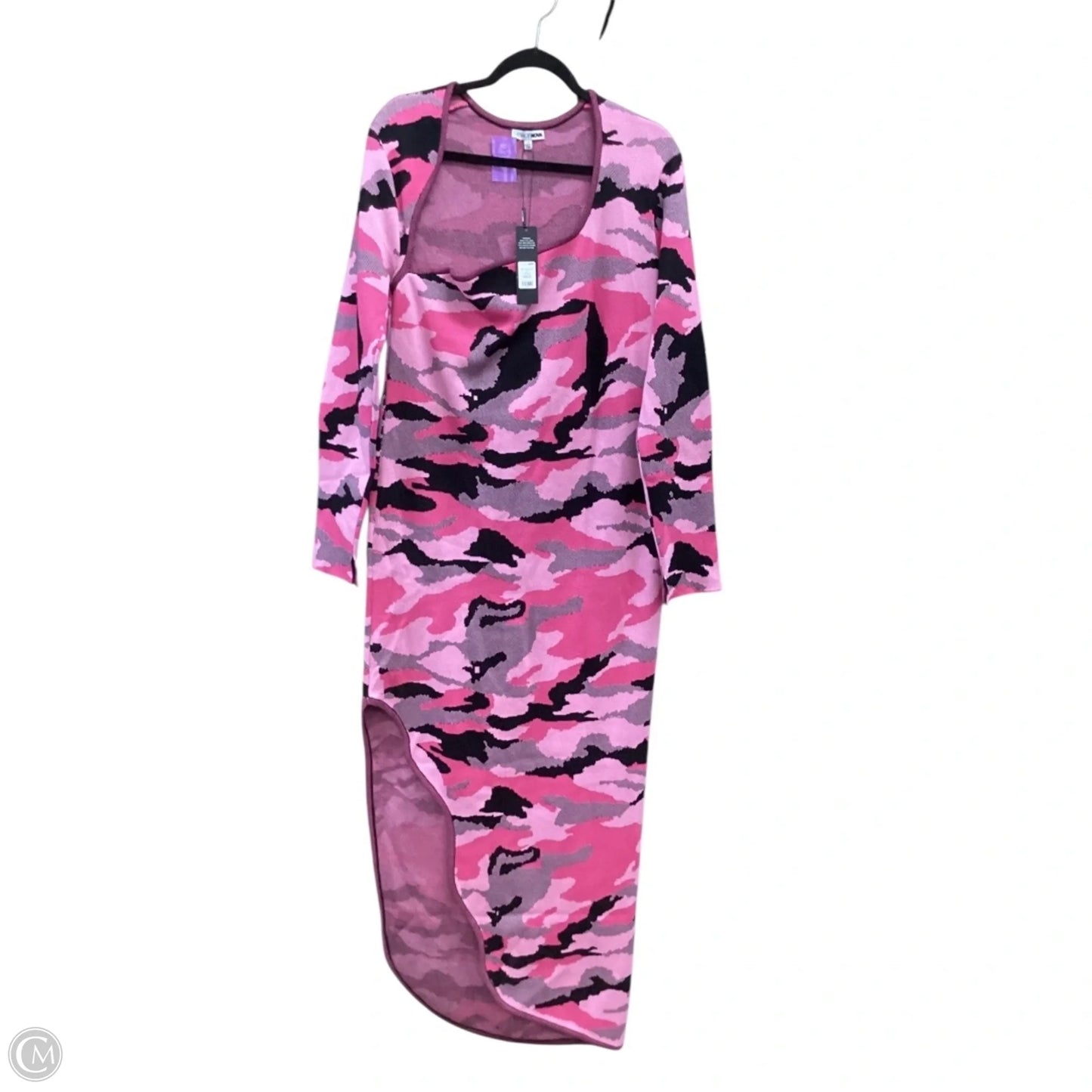 Dress Casual Maxi By Fashion Nova In Camouflage Print, Size: 2x