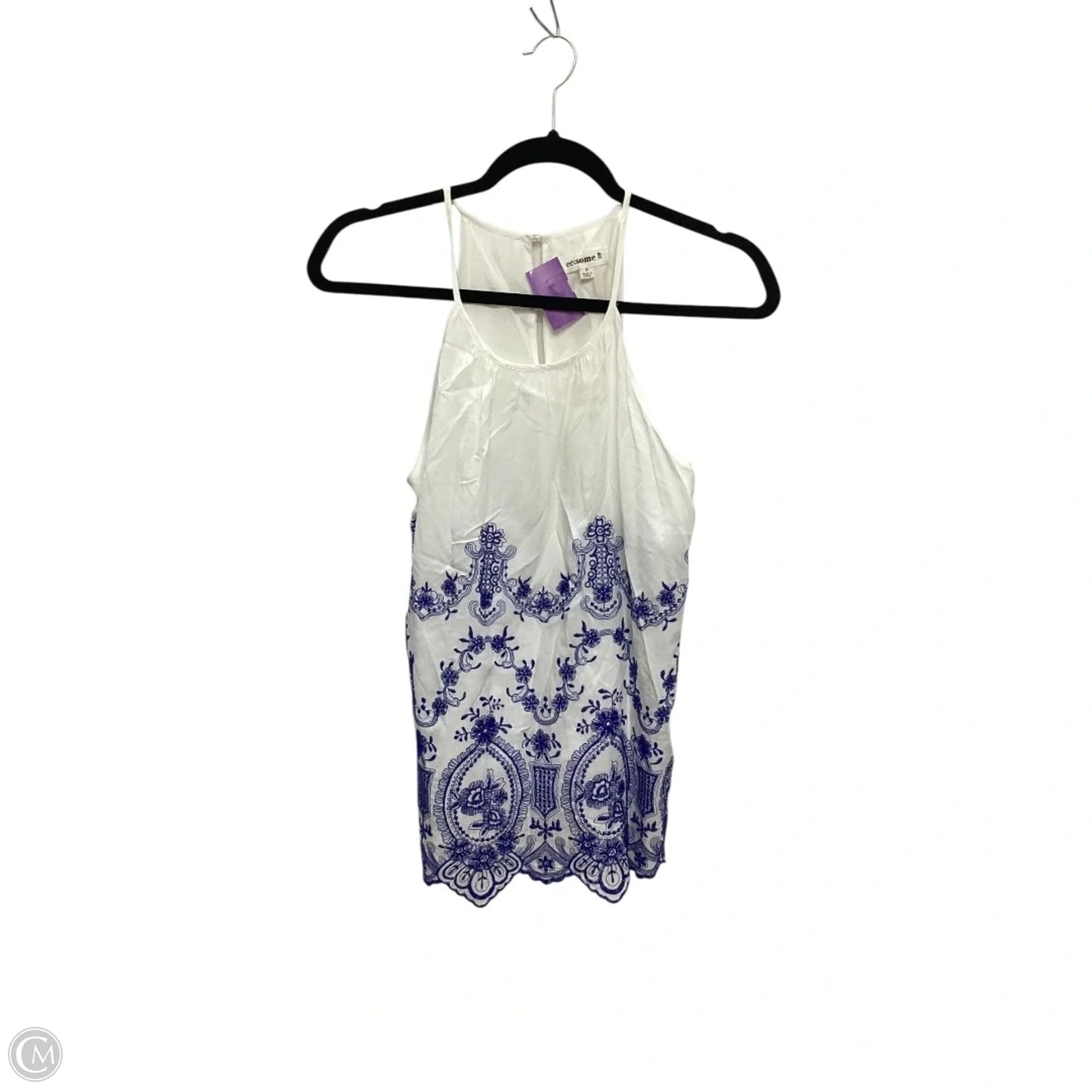 Top Sleeveless By Eesome In Multi-colored, Size: S